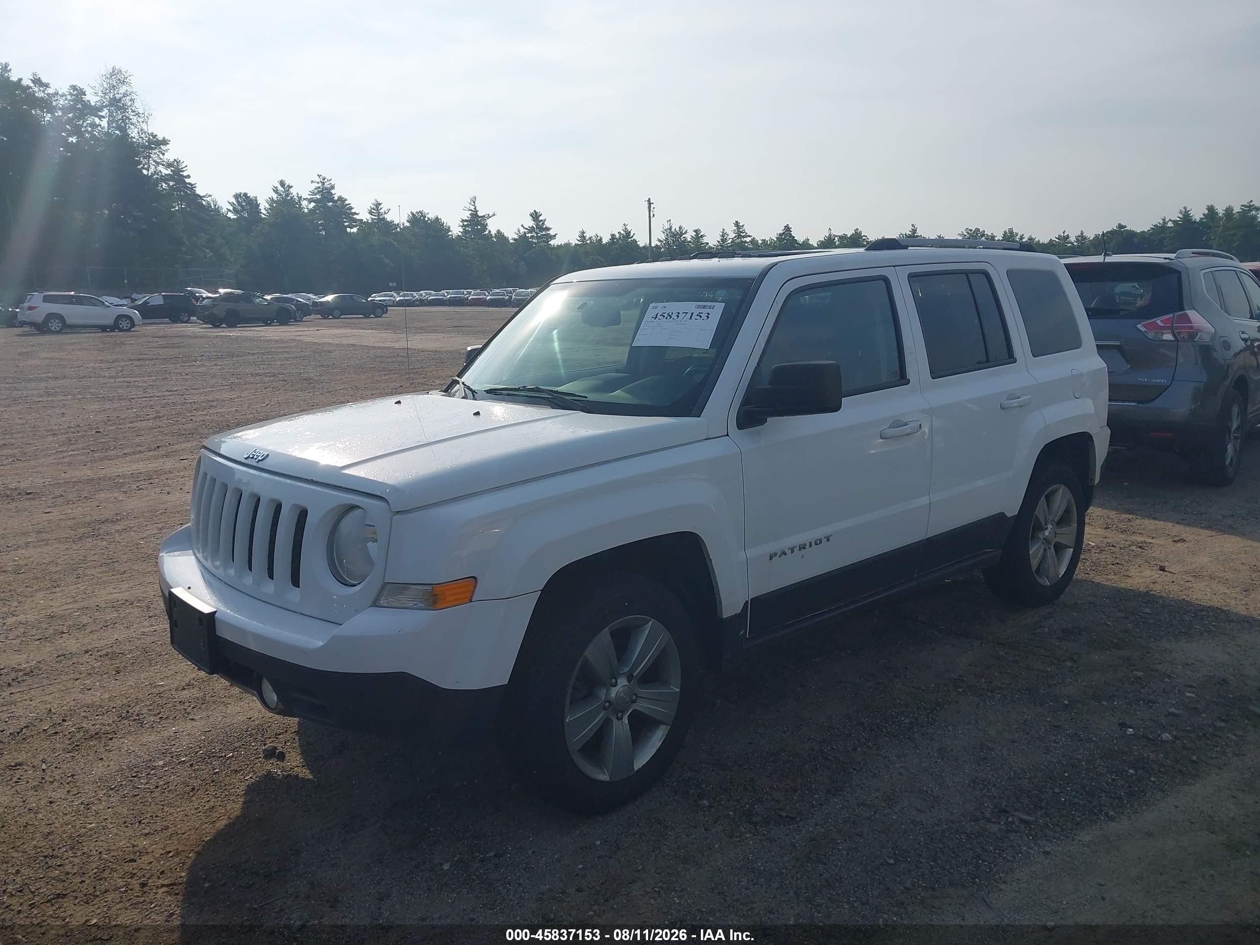 2014 Jeep Patriot Limited Белый vin: 1C4NJRCBXED928726