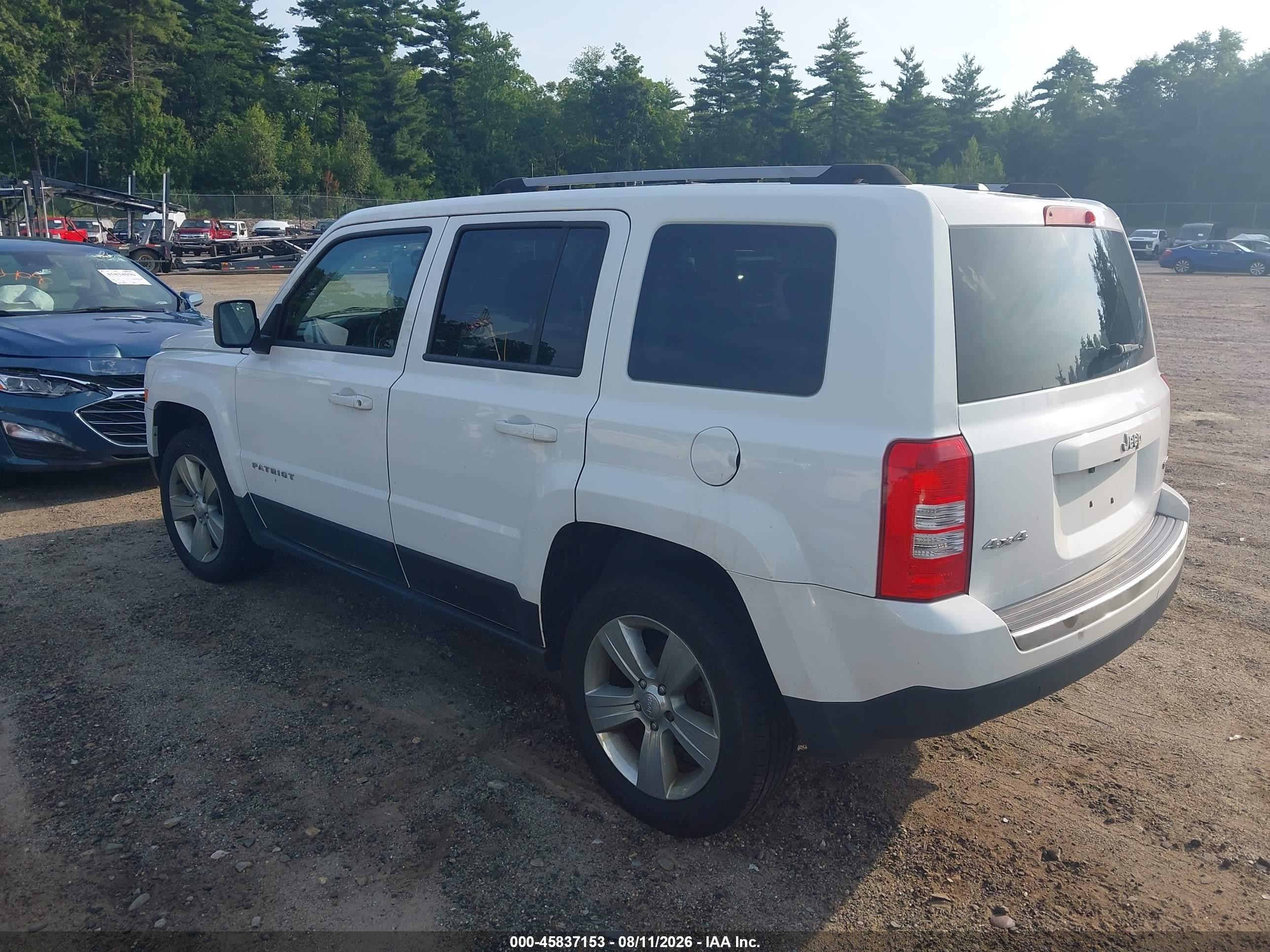 2014 Jeep Patriot Limited Белый vin: 1C4NJRCBXED928726