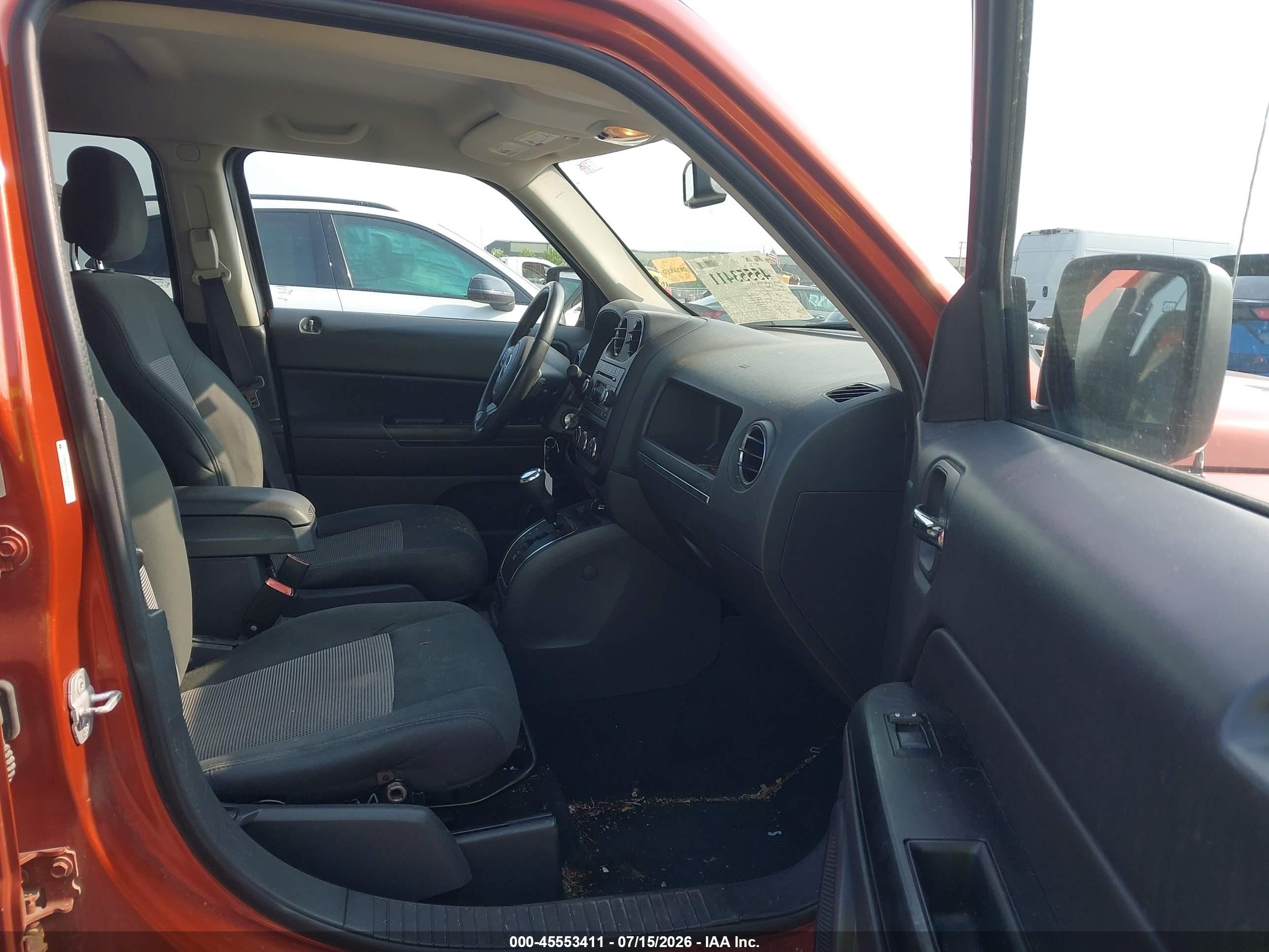 2012 Jeep Patriot Latitude Orange vin: 1C4NJRFB0CD604841