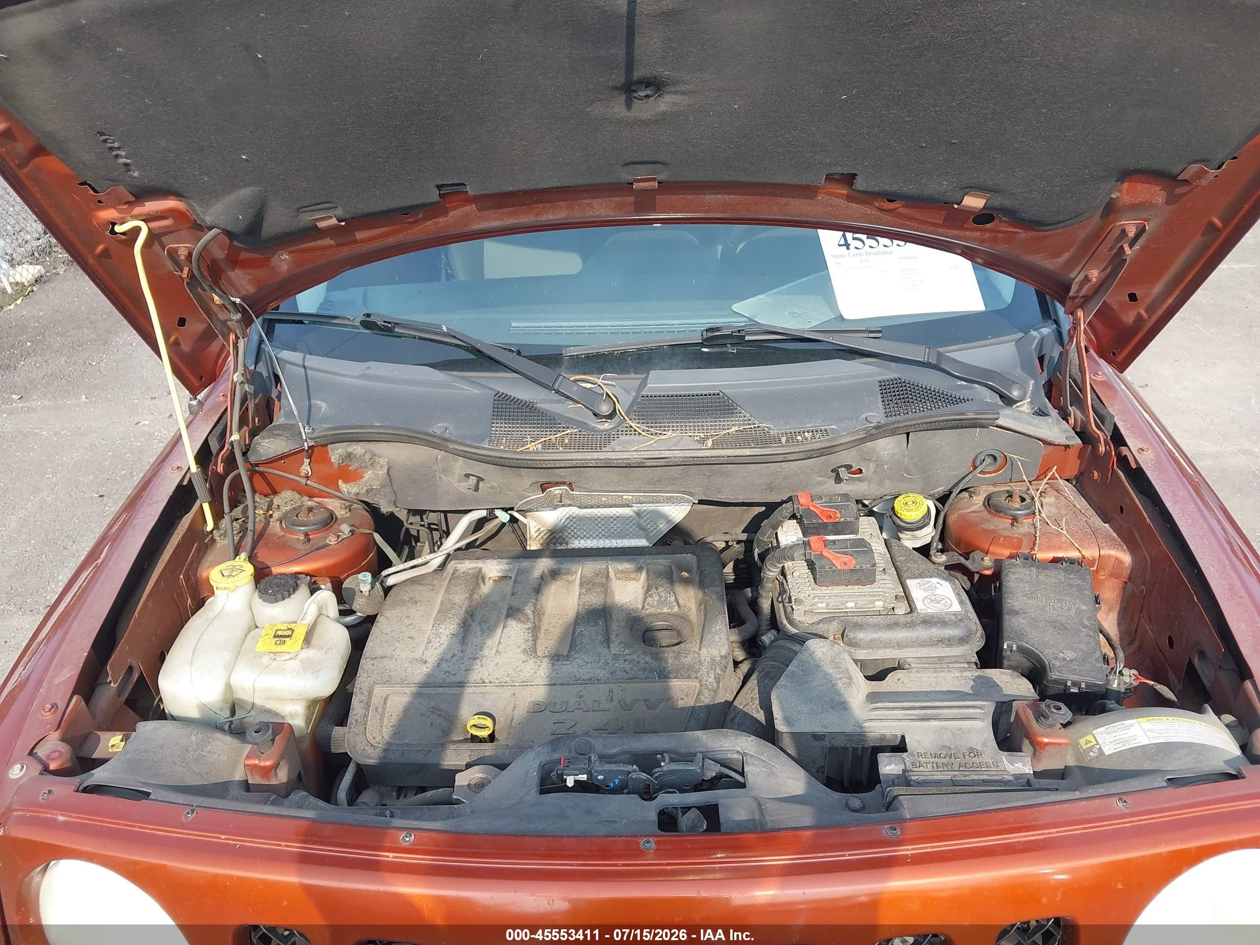 2012 Jeep Patriot Latitude Orange vin: 1C4NJRFB0CD604841