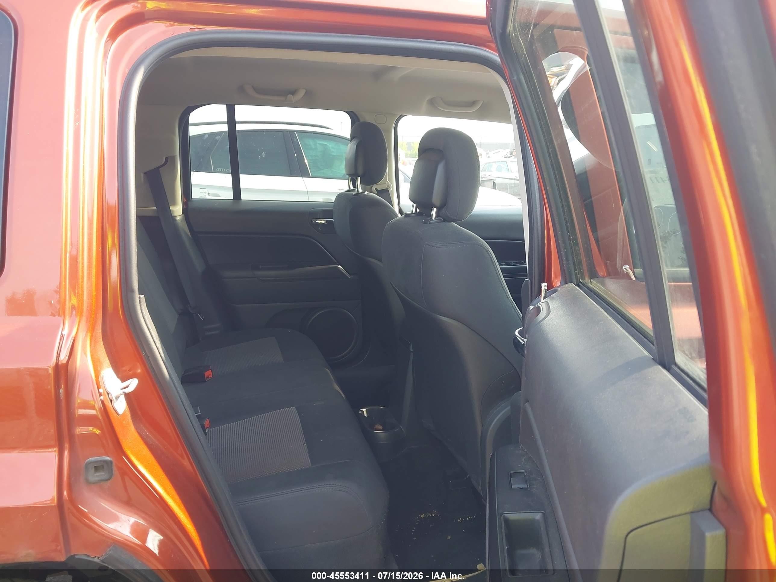2012 Jeep Patriot Latitude Orange vin: 1C4NJRFB0CD604841