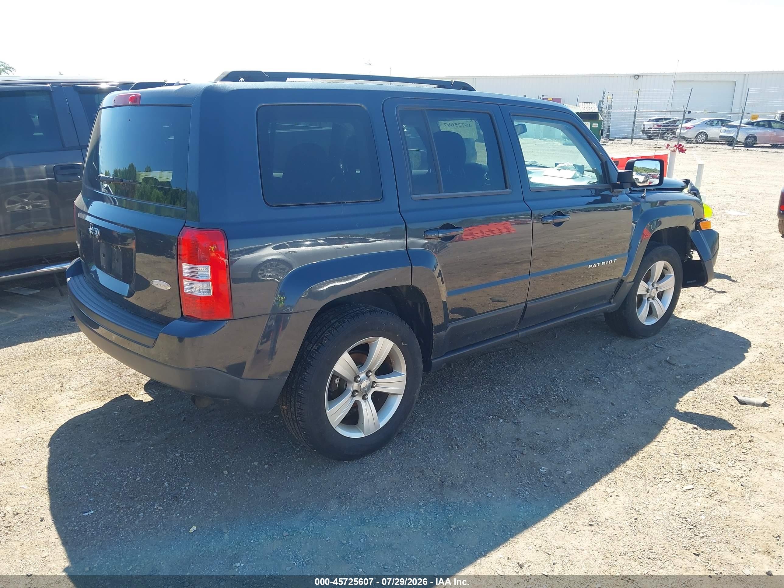 2014 Jeep Patriot Latitude Blue vin: 1C4NJRFB0ED585775