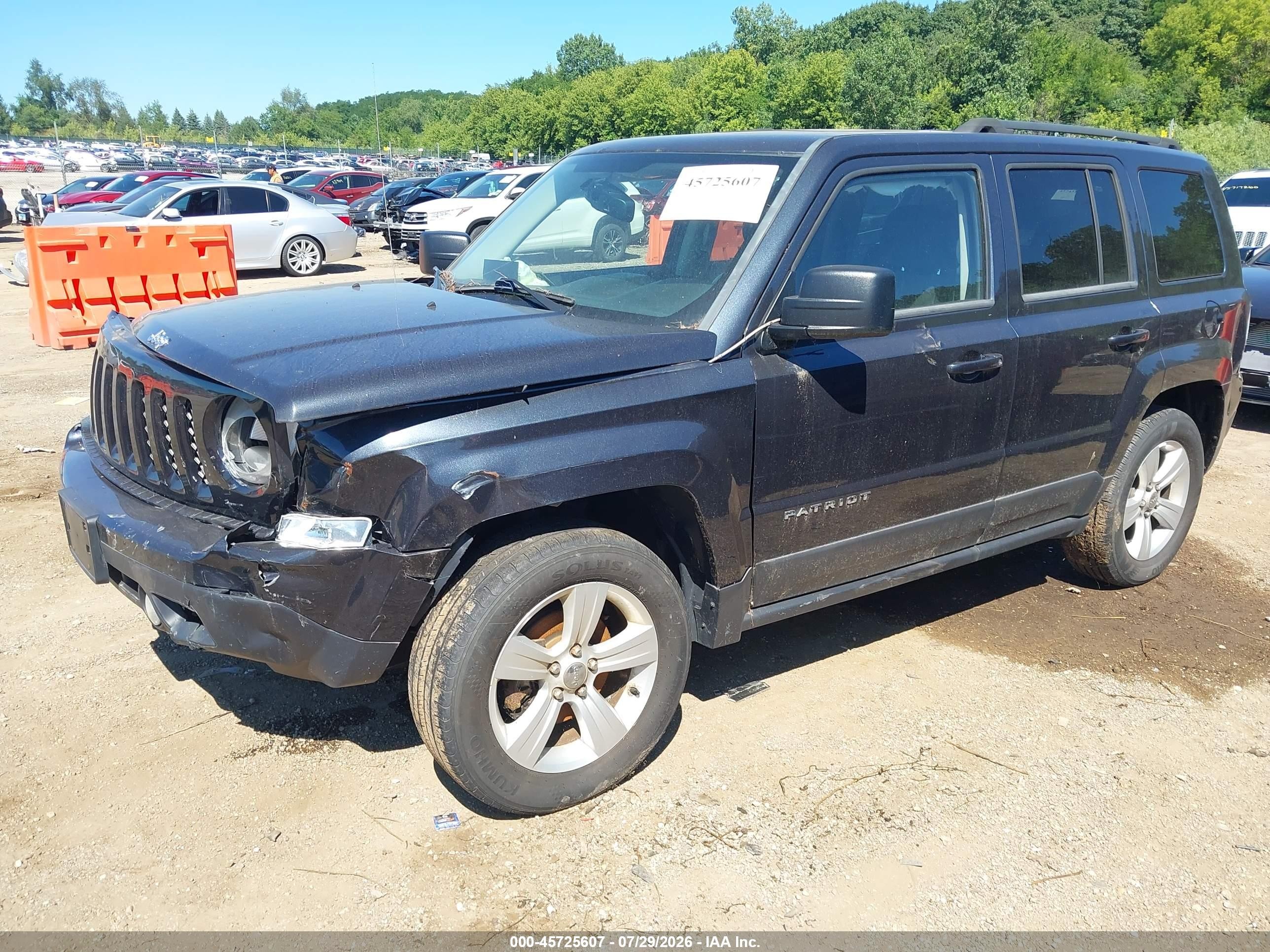 2014 Jeep Patriot Latitude Blue vin: 1C4NJRFB0ED585775