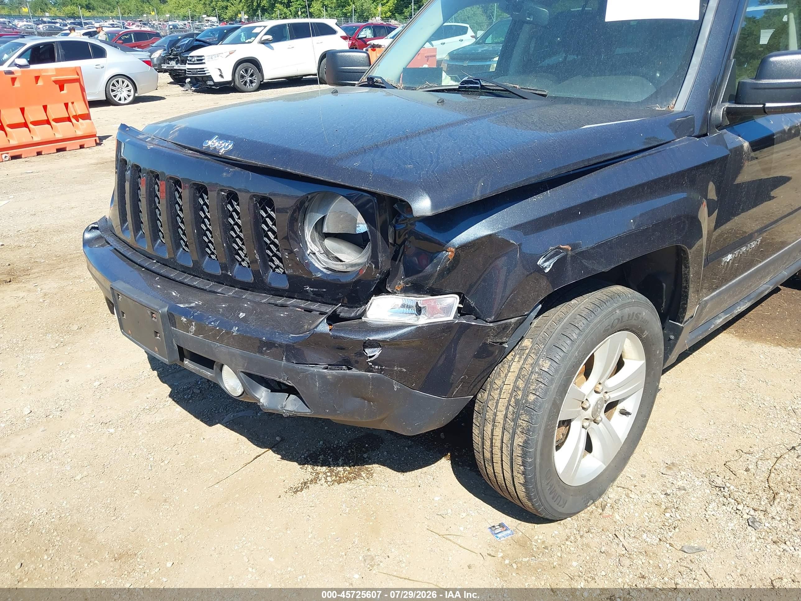 2014 Jeep Patriot Latitude Blue vin: 1C4NJRFB0ED585775
