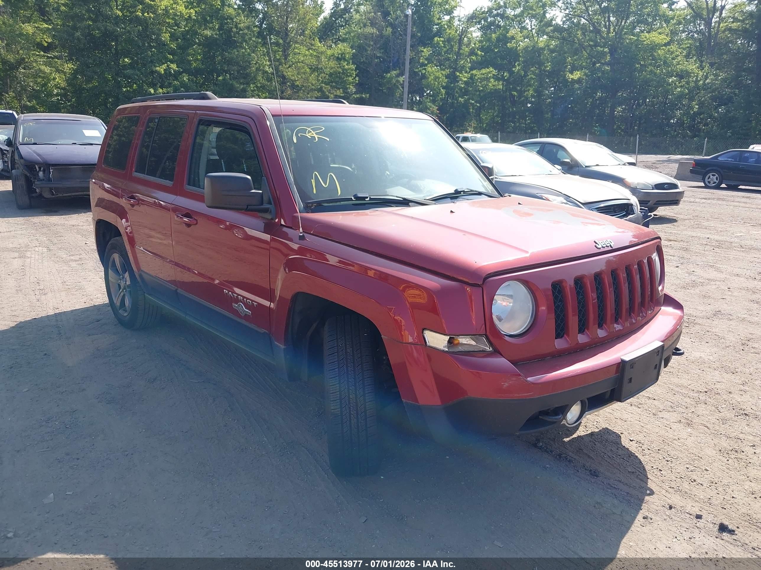2014 Jeep Patriot Latitude Burgundy vin: 1C4NJRFB0ED588739