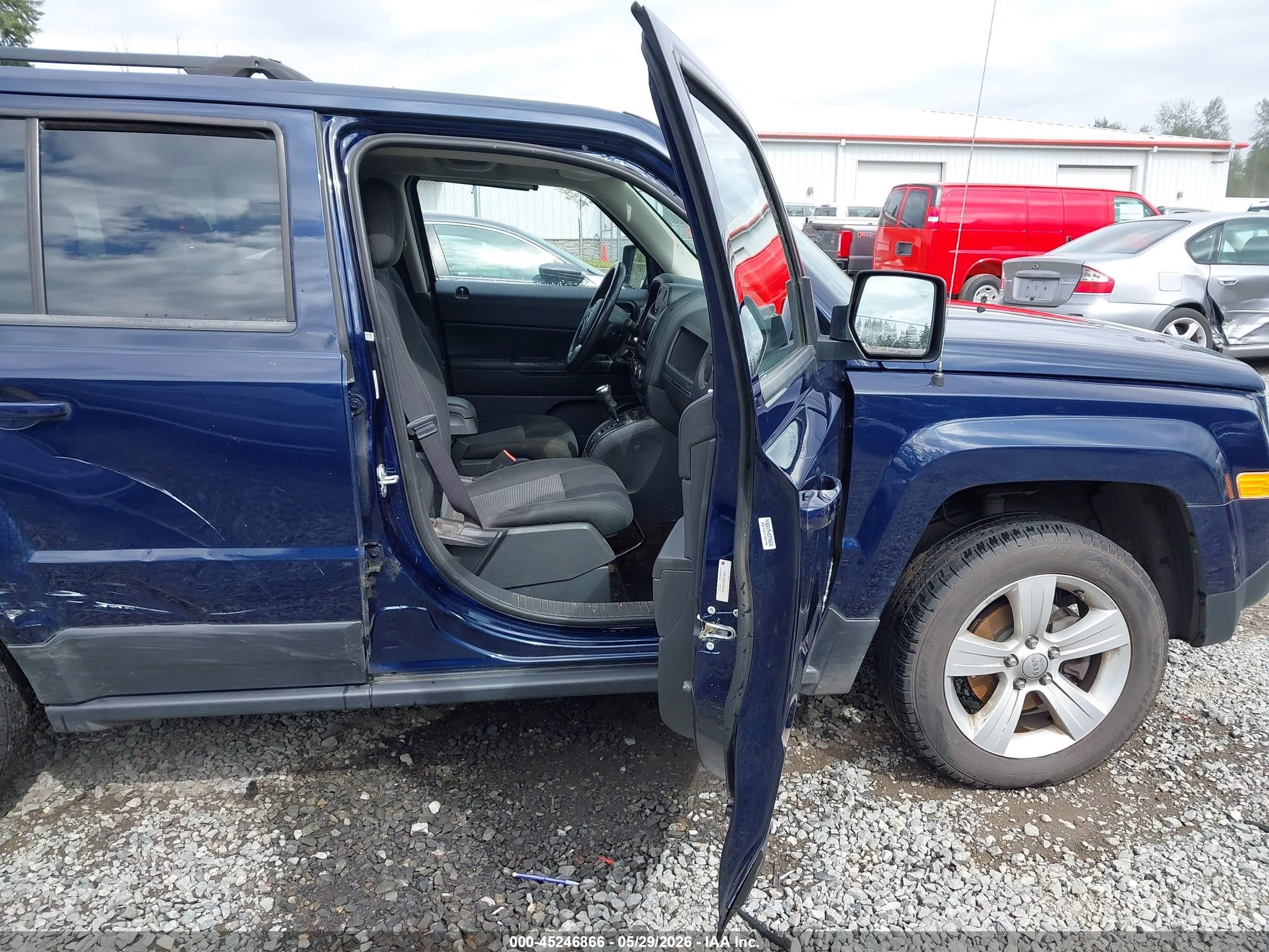 2014 Jeep Patriot Latitude Dark Blue vin: 1C4NJRFB0ED651533