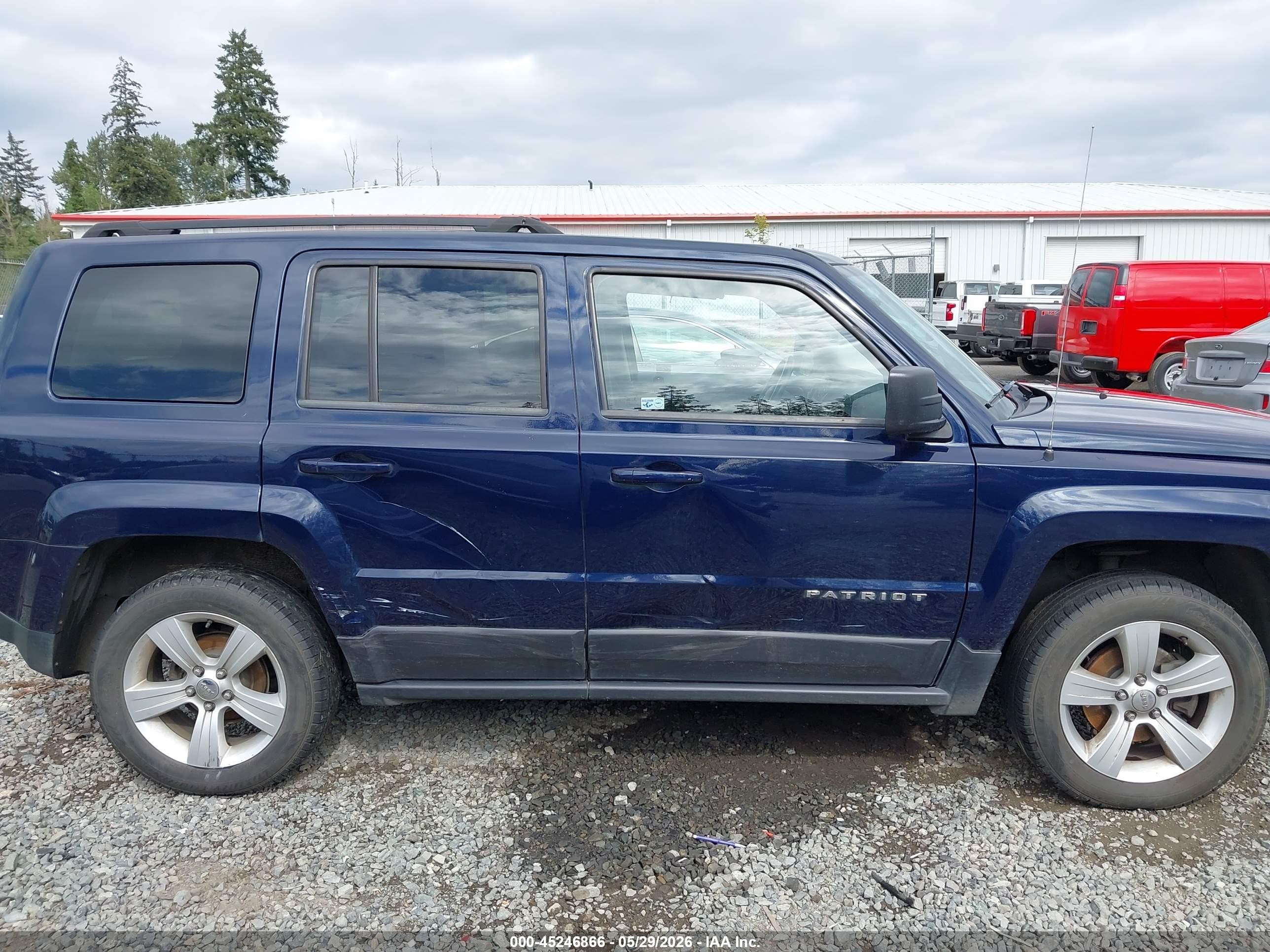 2014 Jeep Patriot Latitude Dark Blue vin: 1C4NJRFB0ED651533