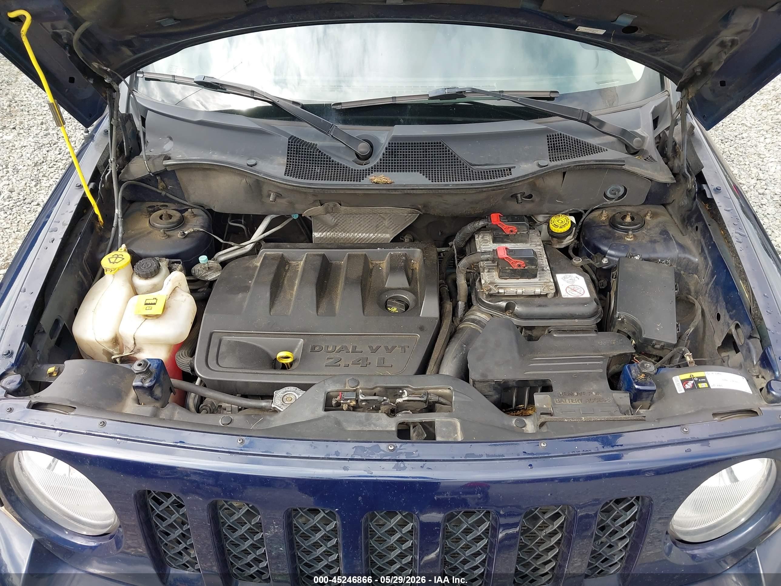 2014 Jeep Patriot Latitude Dark Blue vin: 1C4NJRFB0ED651533