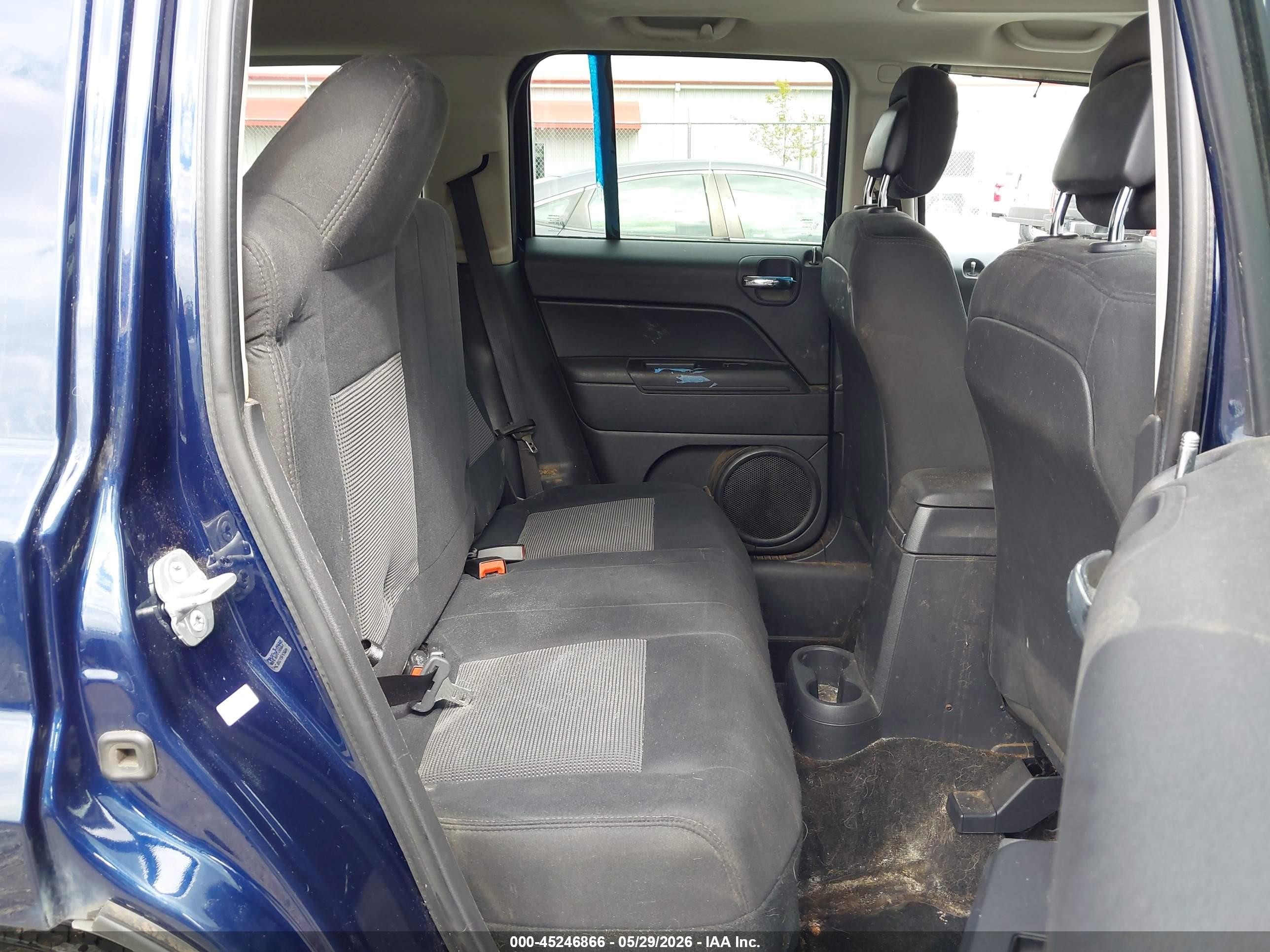 2014 Jeep Patriot Latitude Dark Blue vin: 1C4NJRFB0ED651533