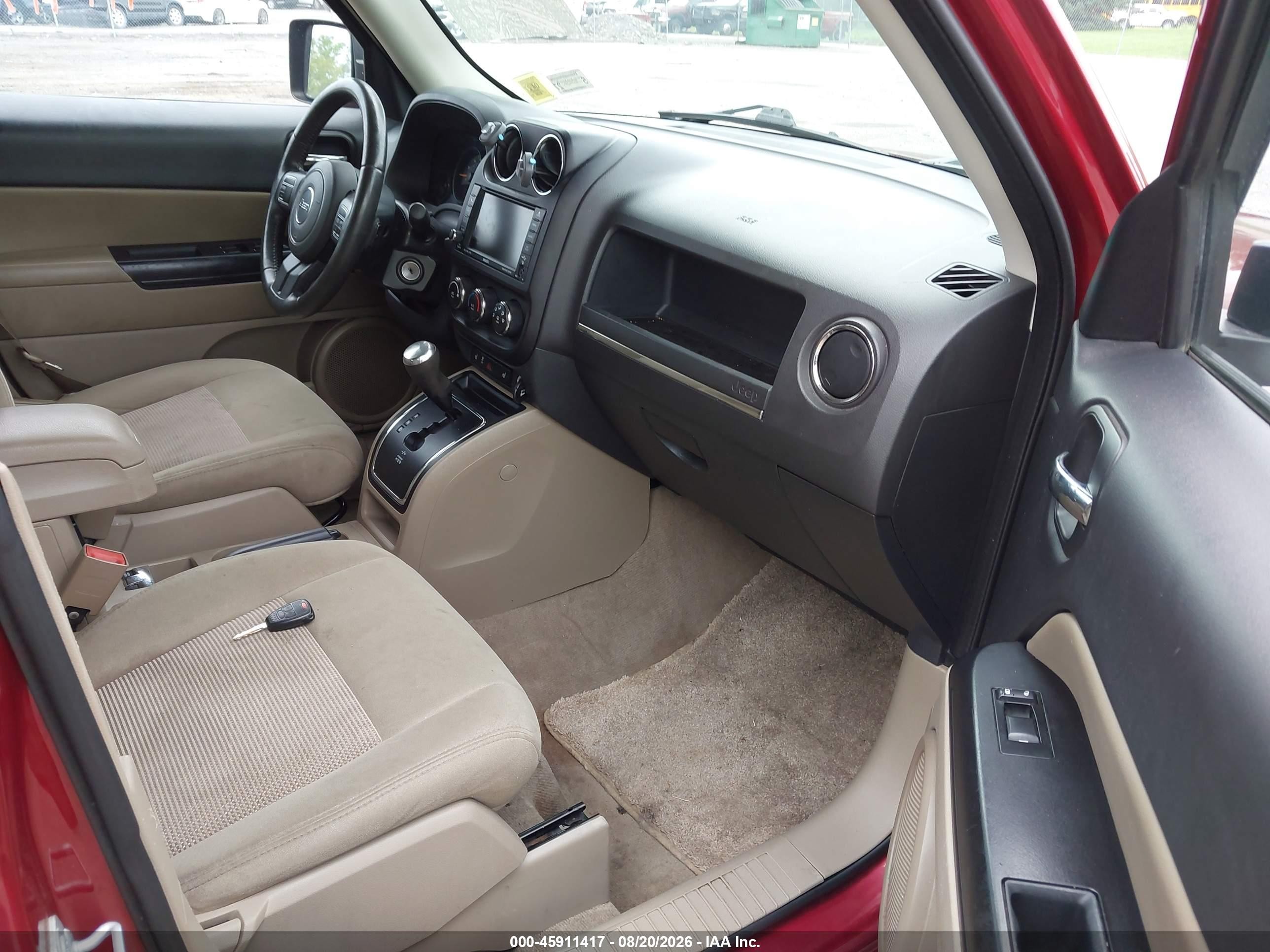 2014 Jeep Patriot Latitude Красный vin: 1C4NJRFB0ED898082