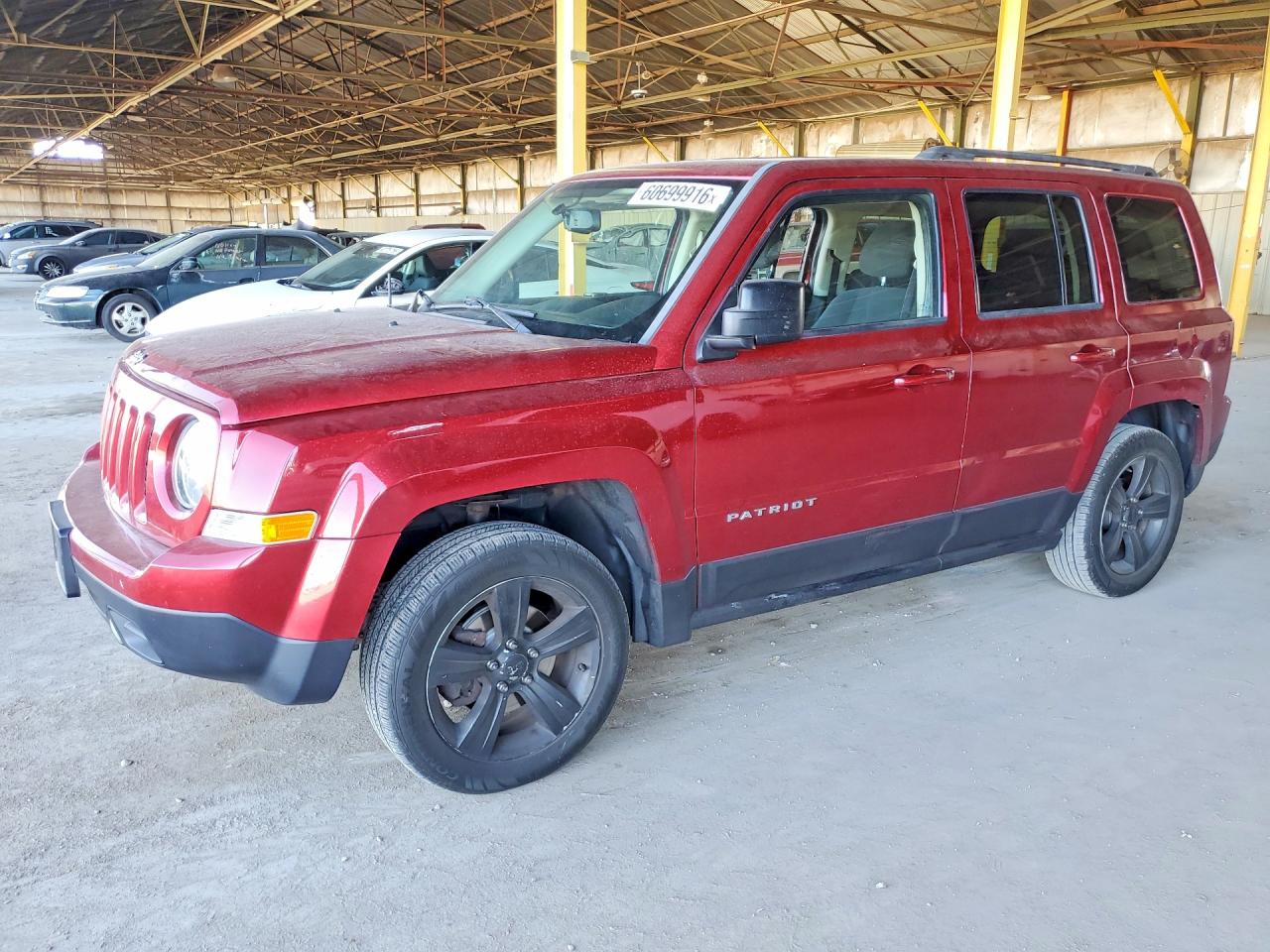 2015 Jeep Patriot Latitude Maroon vin: 1C4NJRFB0FD184289