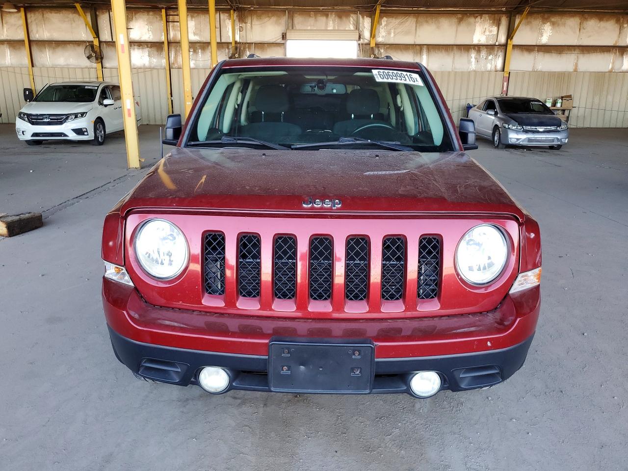 2015 Jeep Patriot Latitude Maroon vin: 1C4NJRFB0FD184289