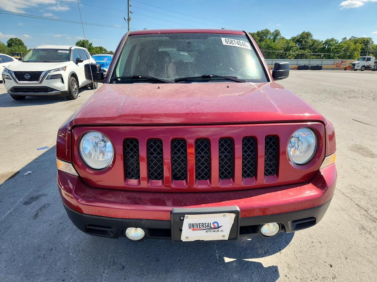 2015 Jeep Patriot Latitude Red vin: 1C4NJRFB0FD217887