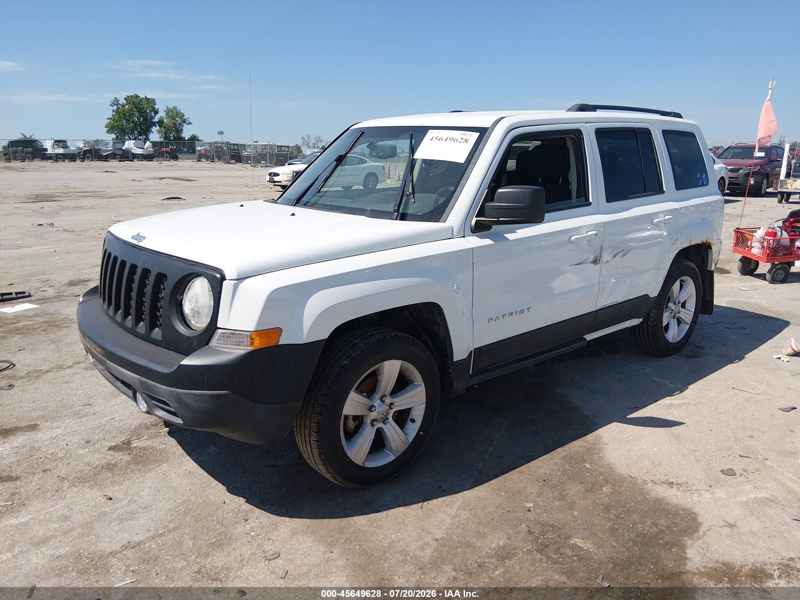 2015 Jeep Patriot Latitude White vin: 1C4NJRFB0FD304320