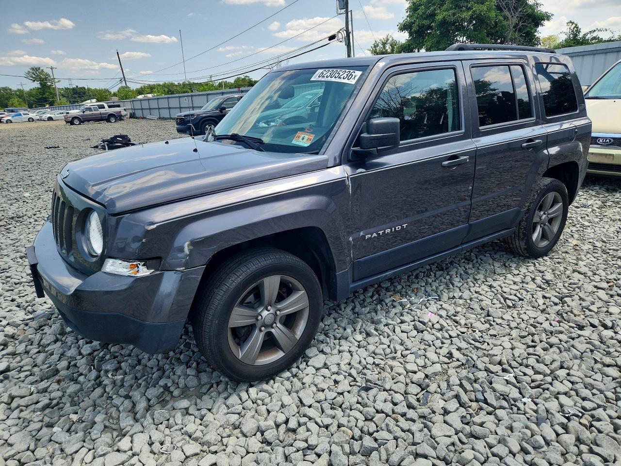 2015 Jeep Patriot Latitude Gray vin: 1C4NJRFB0FD436199