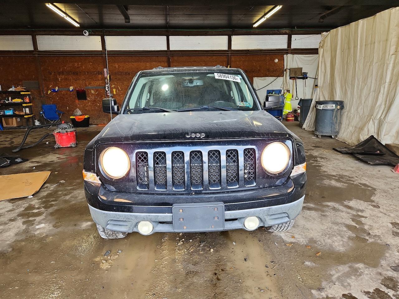 2012 Jeep Patriot Latitude Black vin: 1C4NJRFB1CD650615