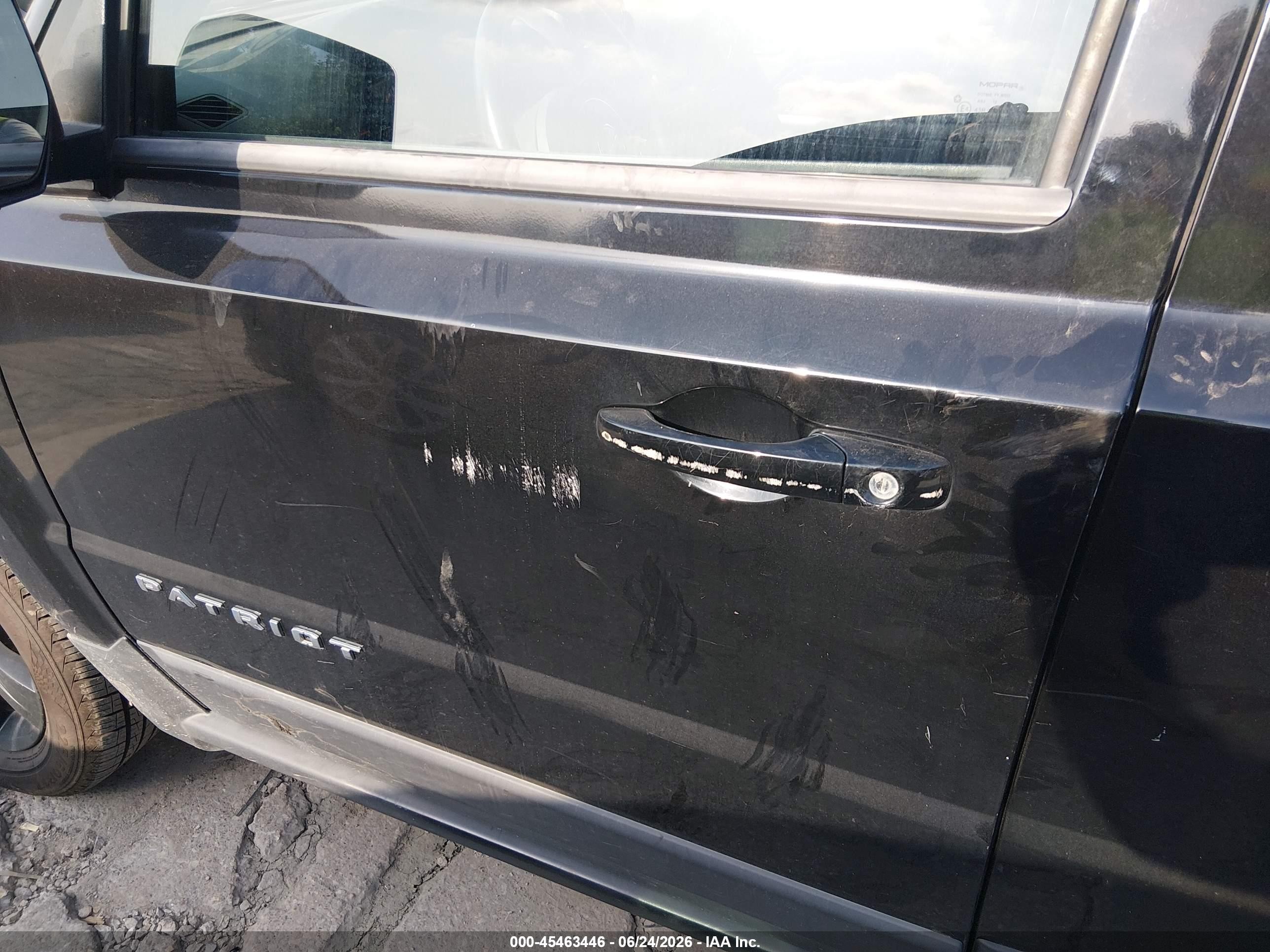 2012 Jeep Patriot Latitude Black vin: 1C4NJRFB1CD689849
