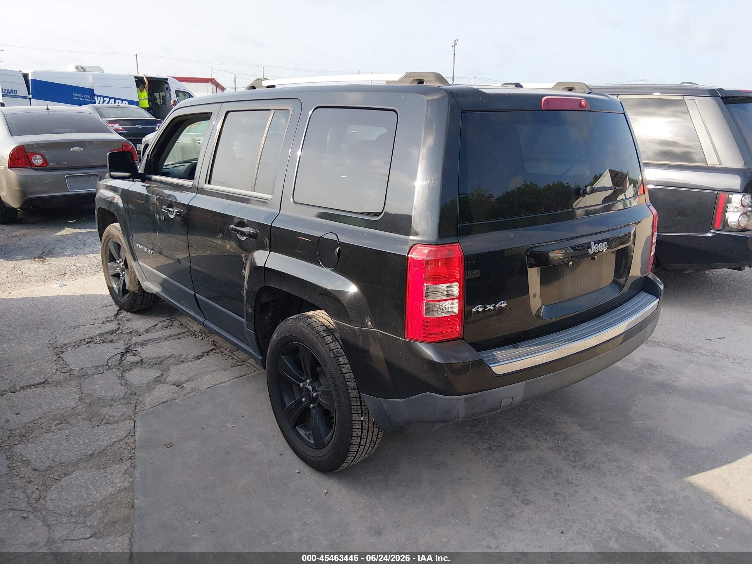 2012 Jeep Patriot Latitude Black vin: 1C4NJRFB1CD689849