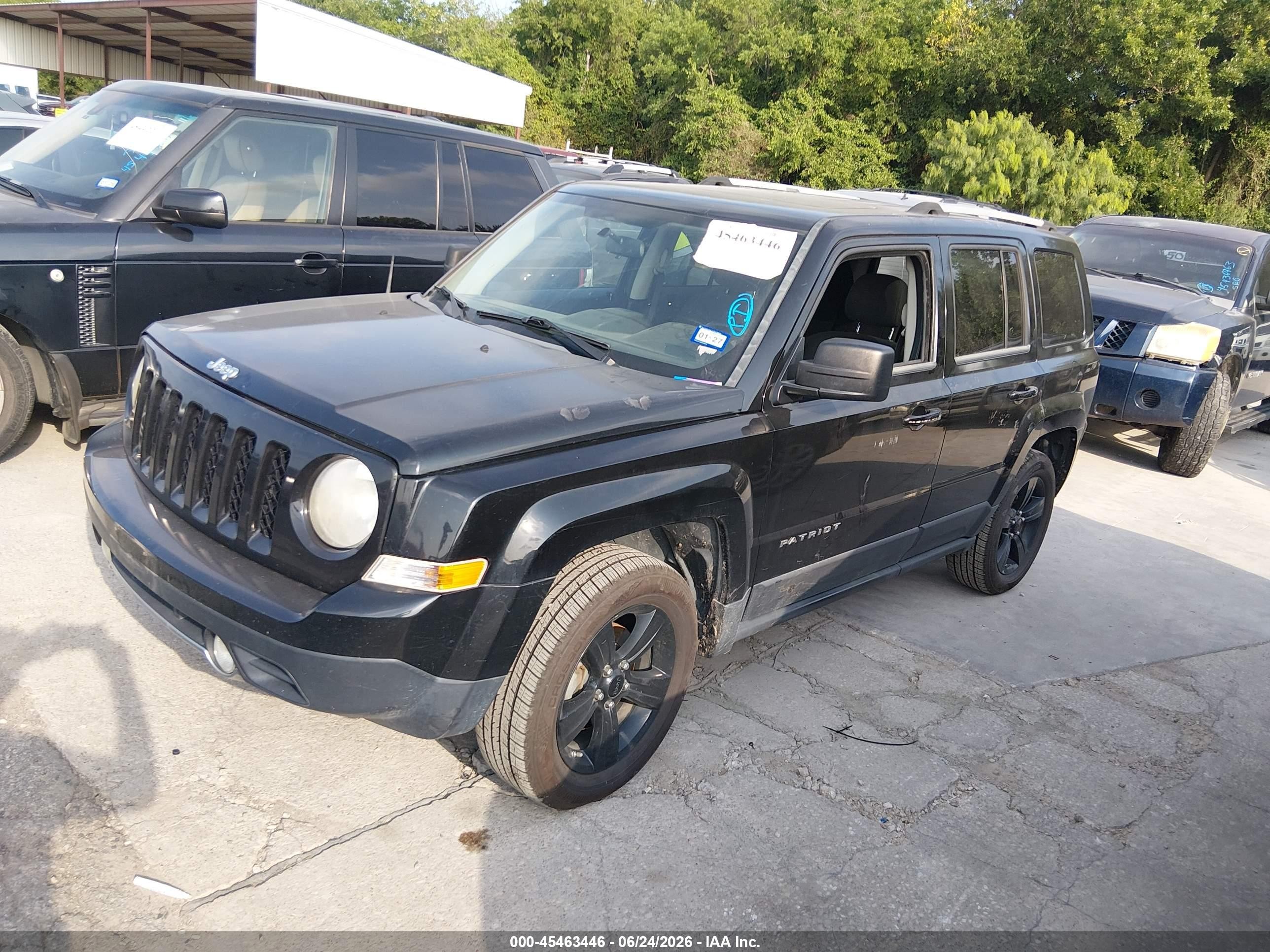 2012 Jeep Patriot Latitude Black vin: 1C4NJRFB1CD689849