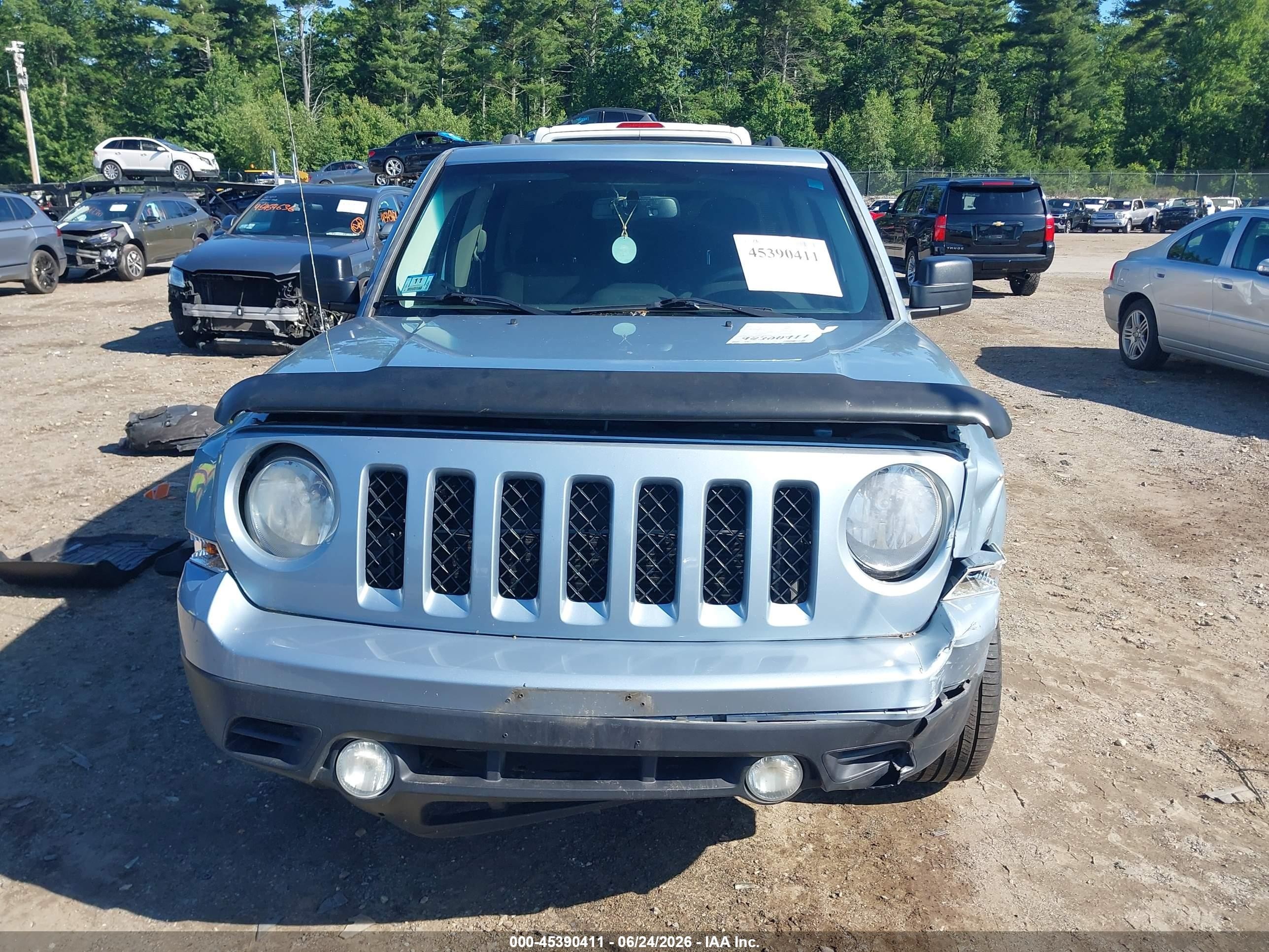 2013 Jeep Patriot Latitude Серый vin: 1C4NJRFB1DD263662