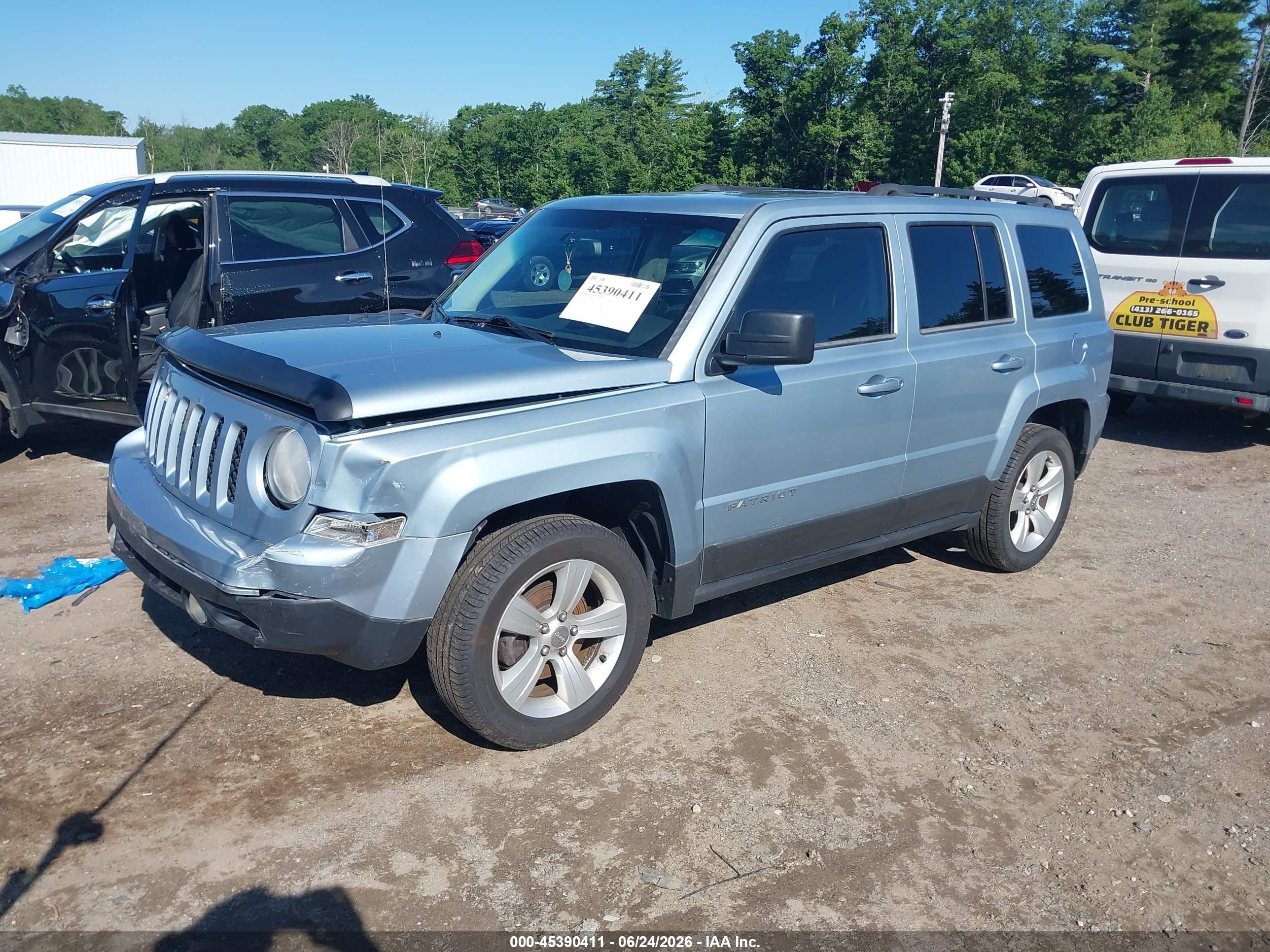 2013 Jeep Patriot Latitude Серый vin: 1C4NJRFB1DD263662
