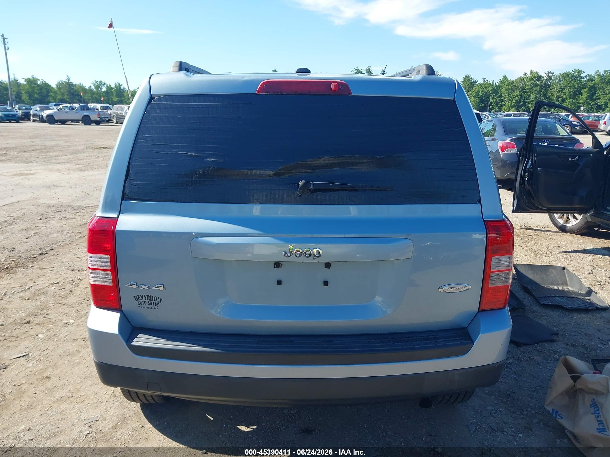 2013 Jeep Patriot Latitude Серый vin: 1C4NJRFB1DD263662