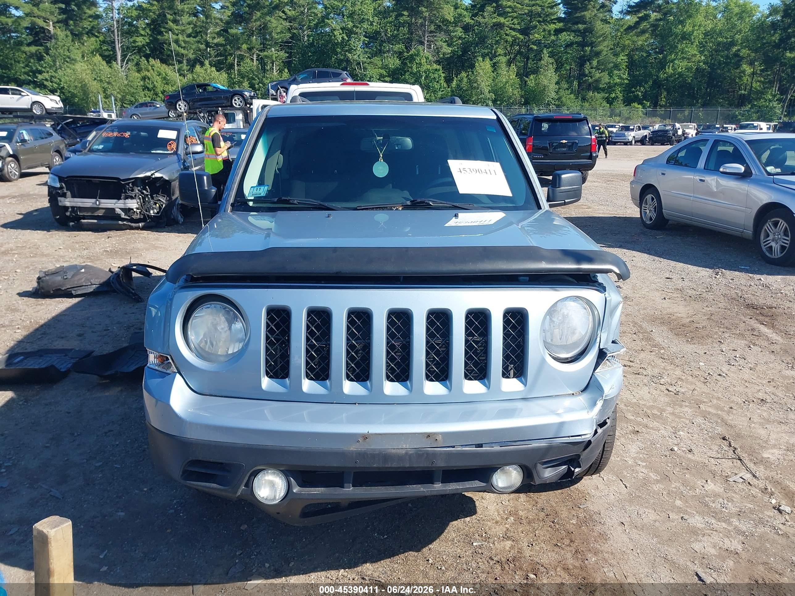 2013 Jeep Patriot Latitude Серый vin: 1C4NJRFB1DD263662
