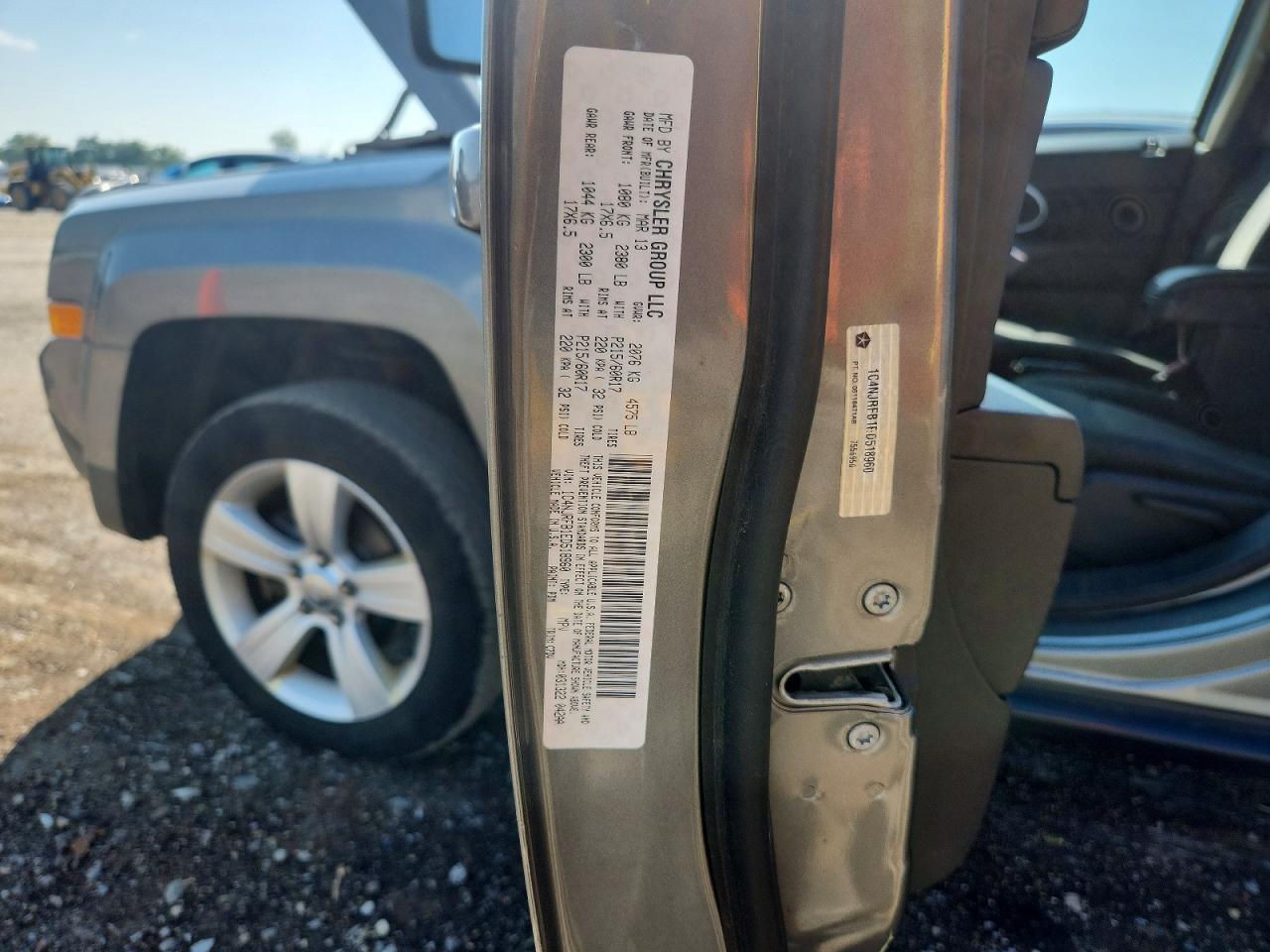 2014 Jeep Patriot Latitude Серый vin: 1C4NJRFB1ED518960