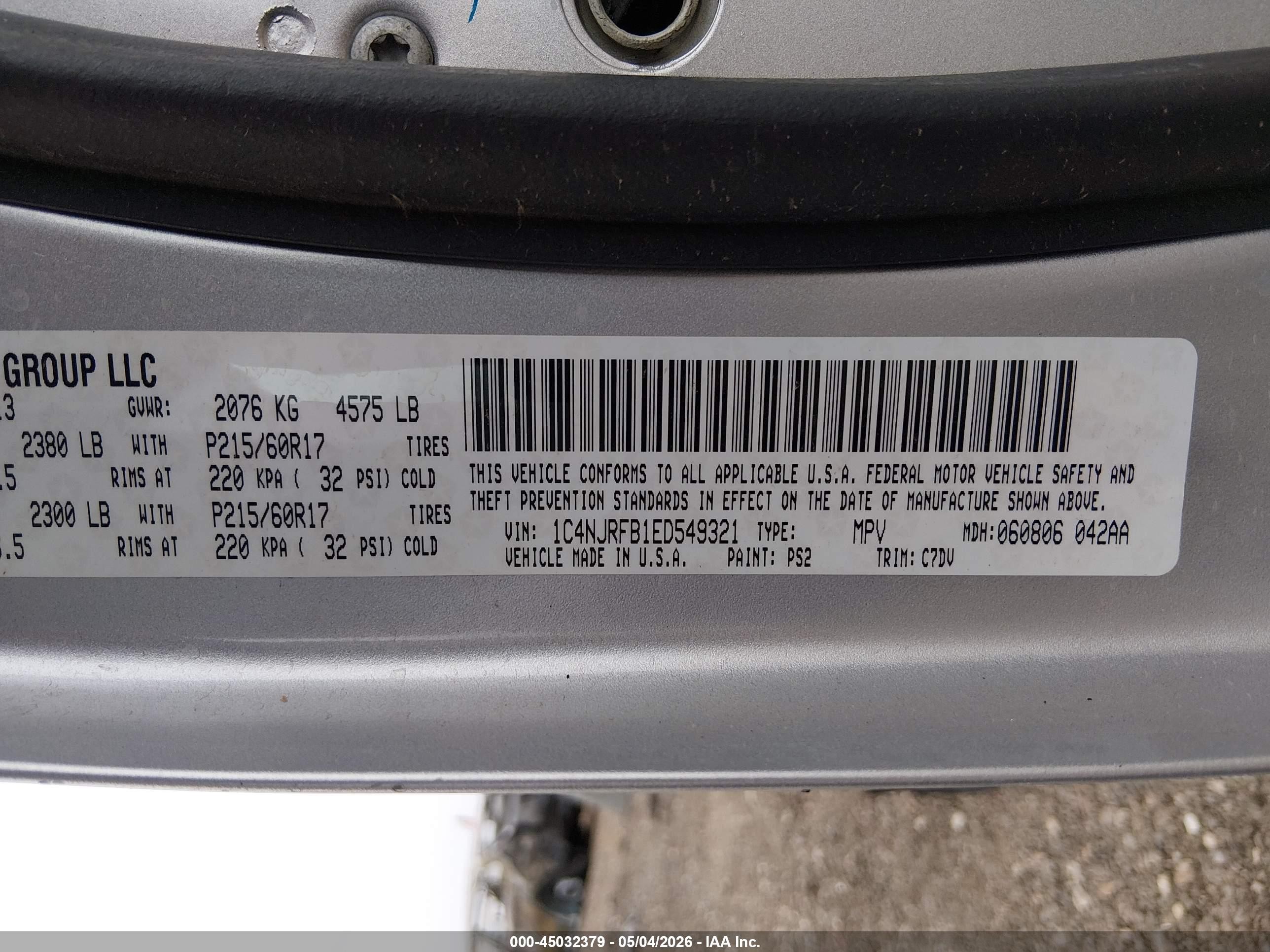 2014 Jeep Patriot Latitude Silver vin: 1C4NJRFB1ED549321