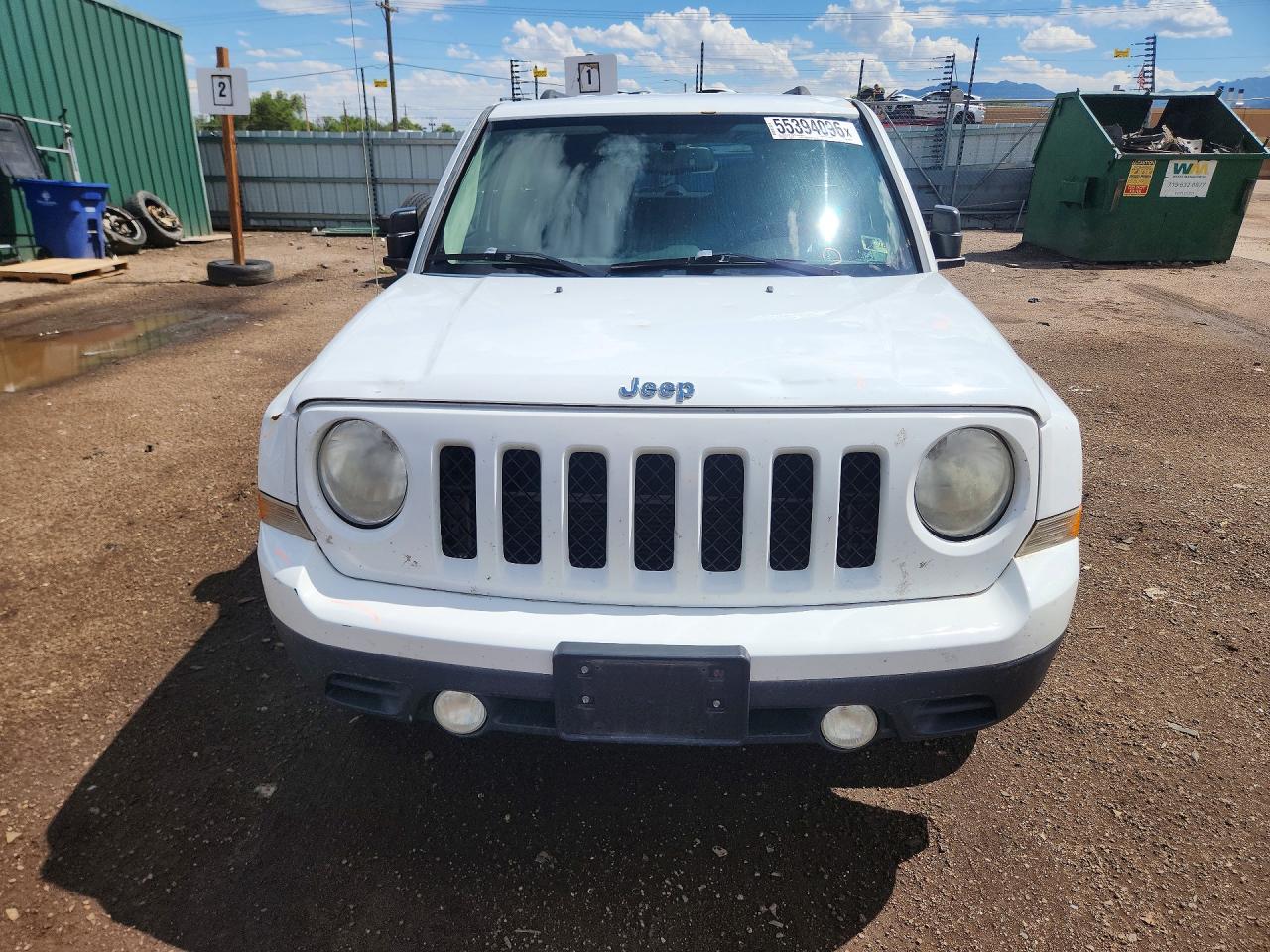 2014 Jeep Patriot Latitude White vin: 1C4NJRFB1ED725509