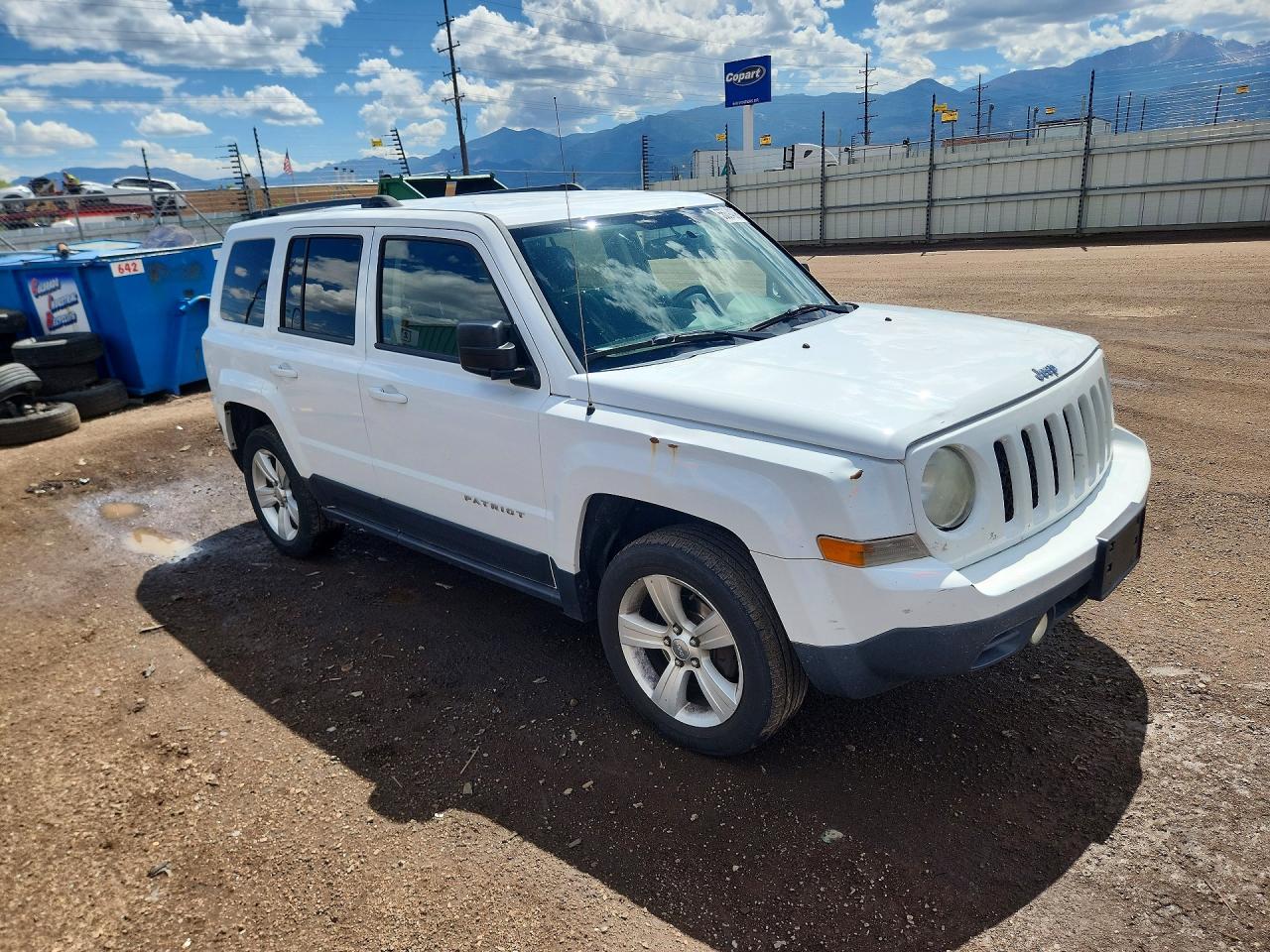 2014 Jeep Patriot Latitude White vin: 1C4NJRFB1ED725509