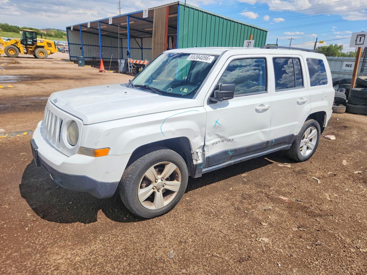 2014 Jeep Patriot Latitude White vin: 1C4NJRFB1ED725509