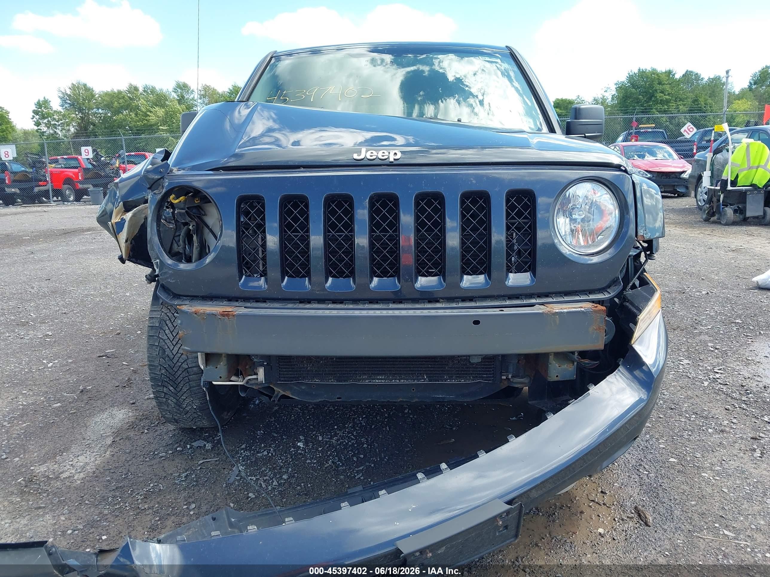 2015 Jeep Patriot High Altitude Edition Серый vin: 1C4NJRFB1FD109178