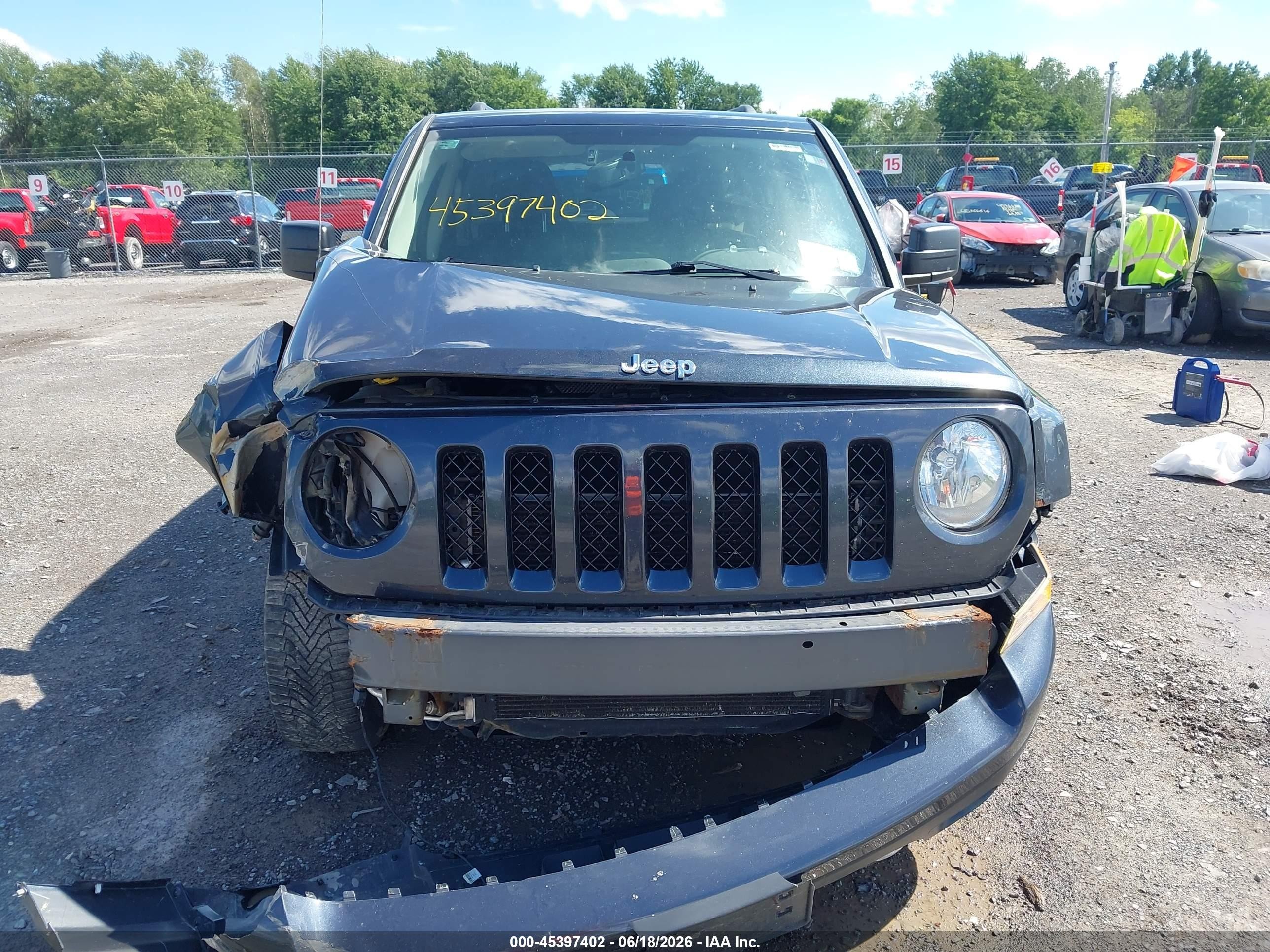 2015 Jeep Patriot High Altitude Edition Серый vin: 1C4NJRFB1FD109178