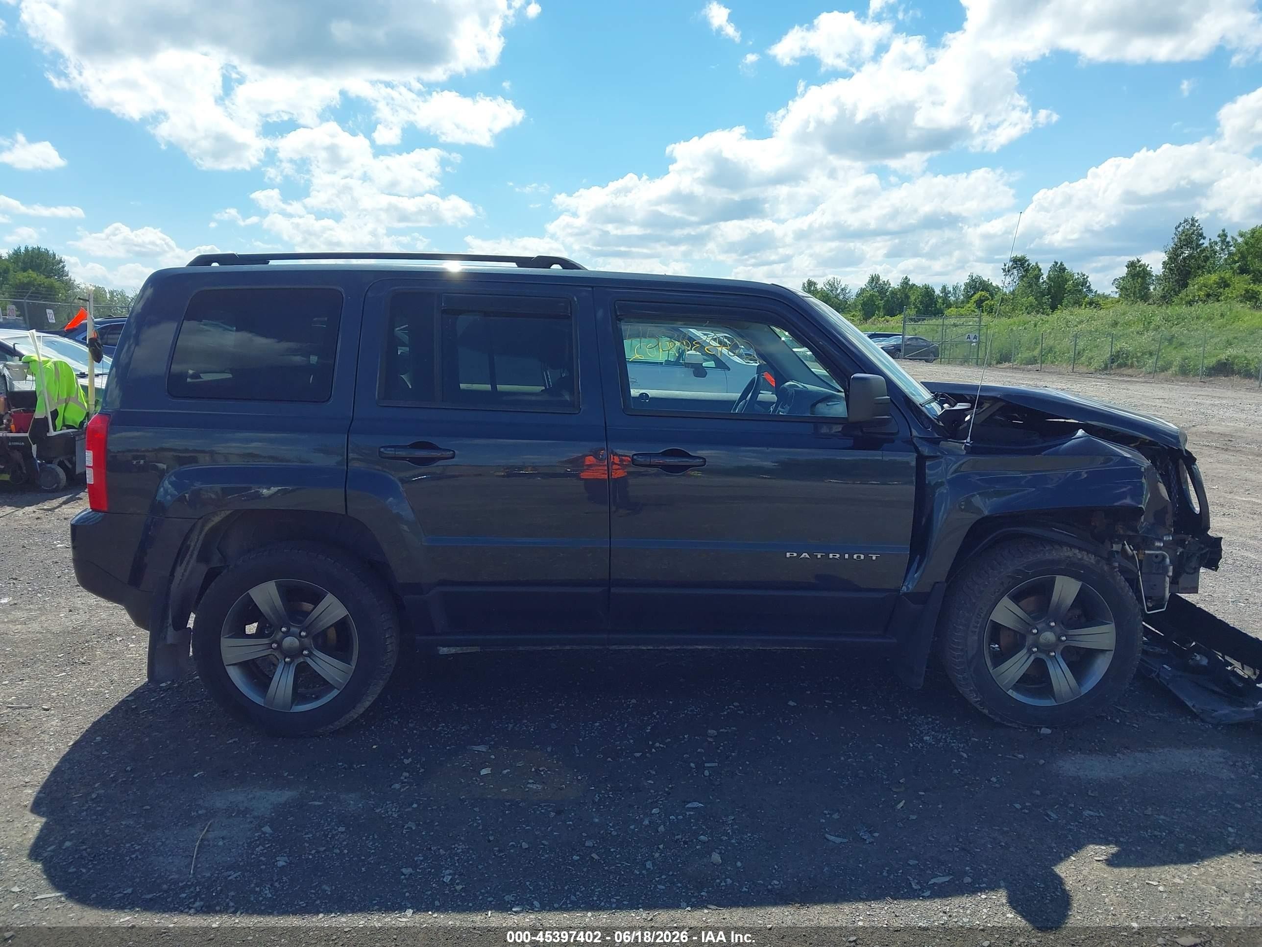 2015 Jeep Patriot High Altitude Edition Серый vin: 1C4NJRFB1FD109178