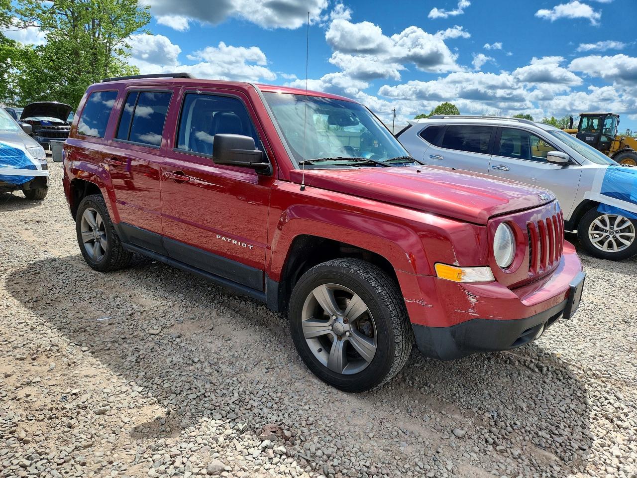 2015 Jeep Patriot Latitude Maroon vin: 1C4NJRFB1FD154427