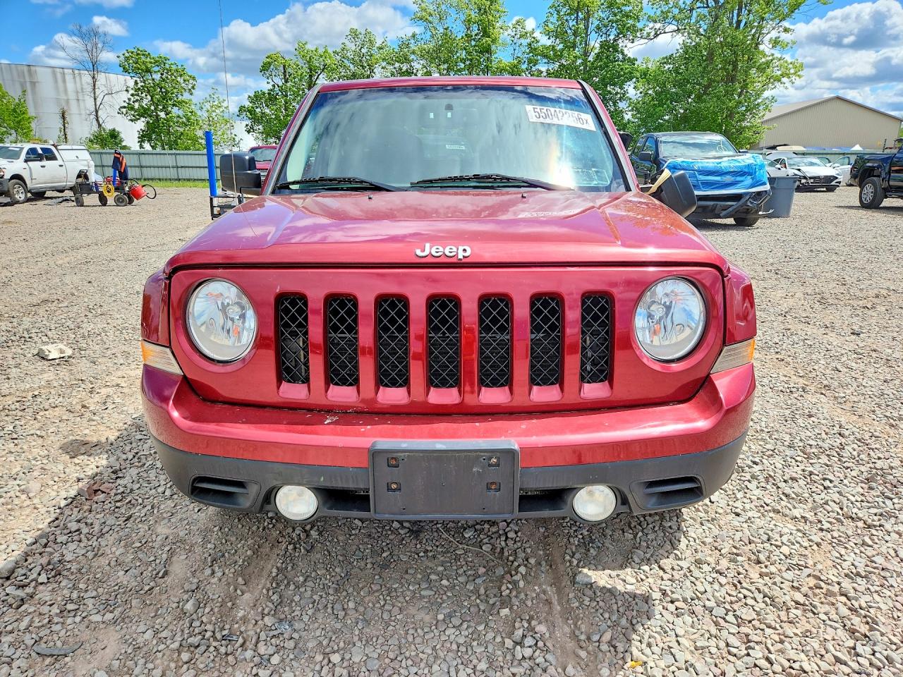2015 Jeep Patriot Latitude Maroon vin: 1C4NJRFB1FD154427