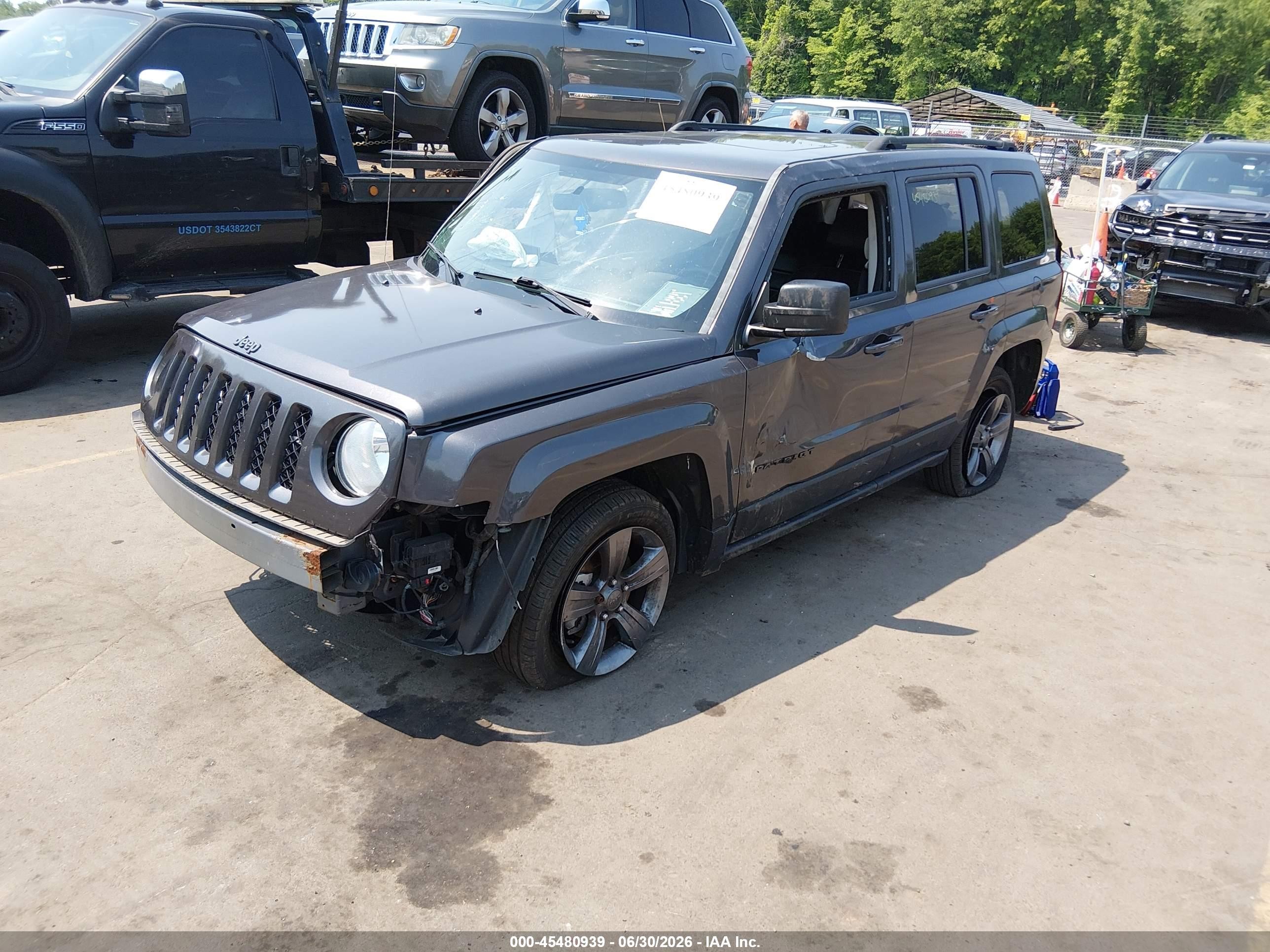 2015 Jeep Patriot High Altitude Edition Gray vin: 1C4NJRFB1FD269688