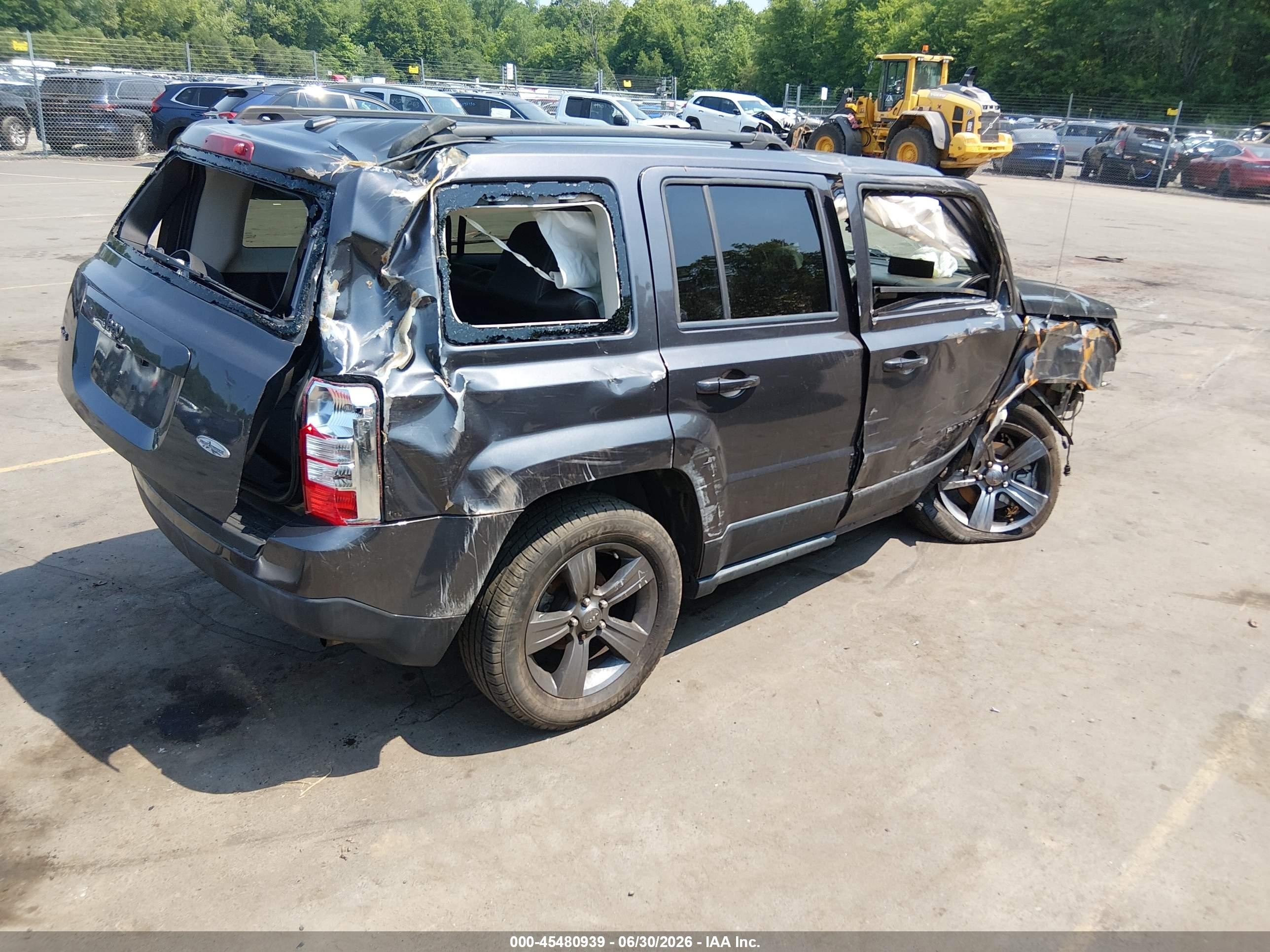 2015 Jeep Patriot High Altitude Edition Gray vin: 1C4NJRFB1FD269688