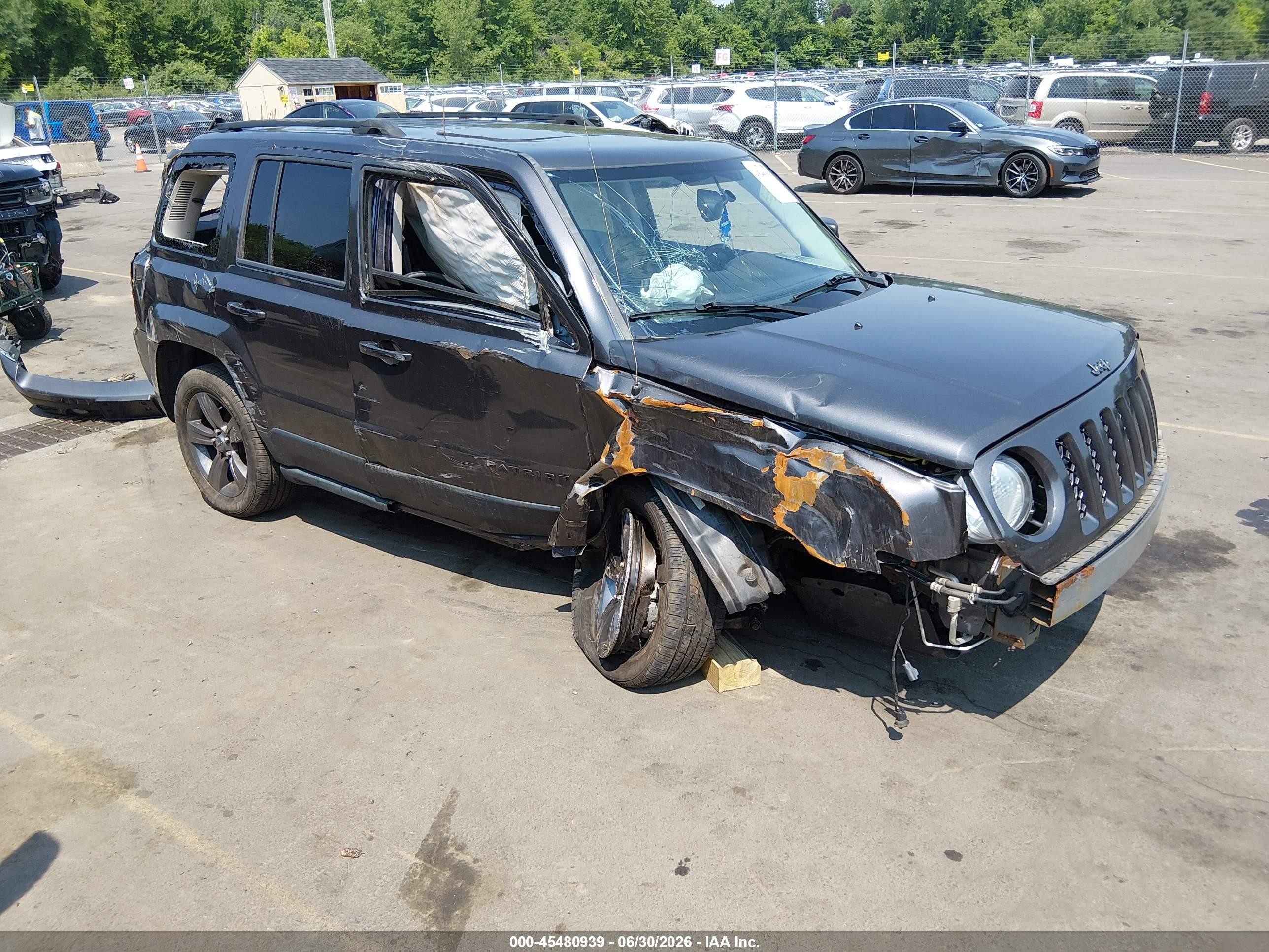 2015 Jeep Patriot High Altitude Edition Gray vin: 1C4NJRFB1FD269688