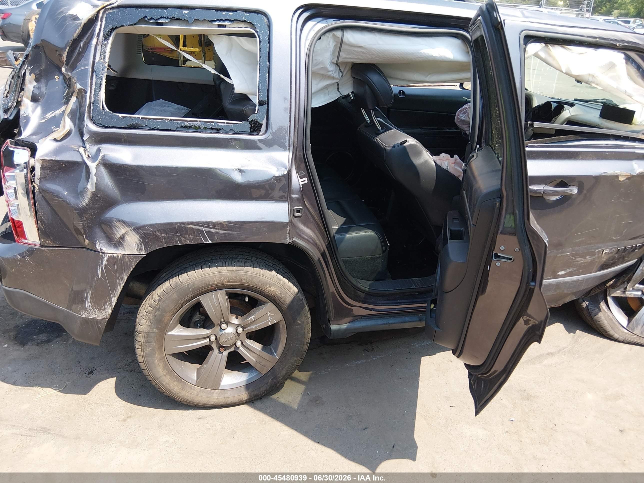 2015 Jeep Patriot High Altitude Edition Gray vin: 1C4NJRFB1FD269688