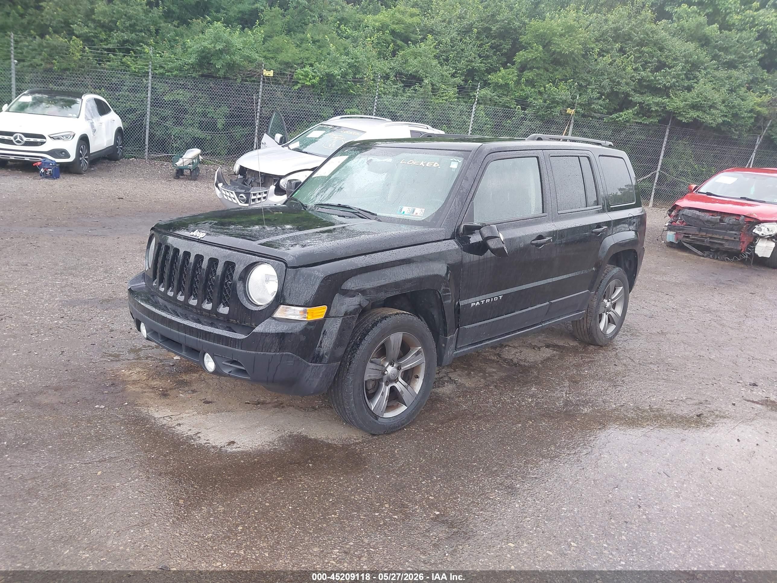 2015 Jeep Patriot High Altitude Edition Black vin: 1C4NJRFB1FD308151