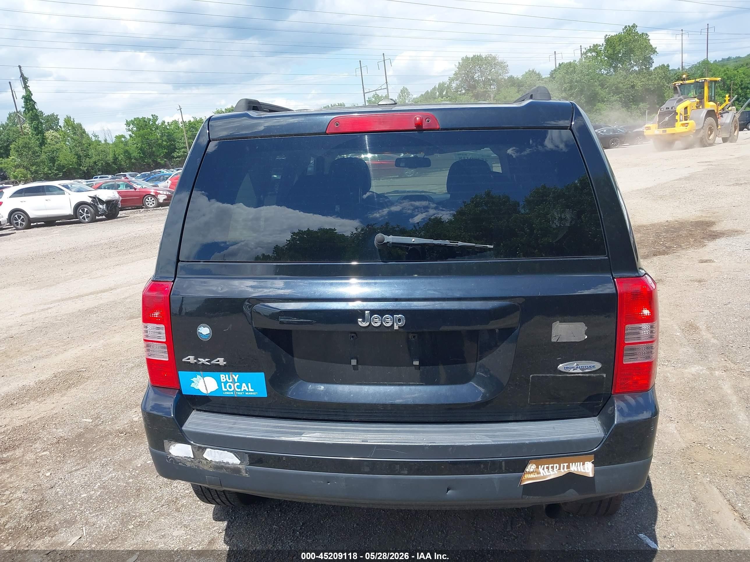 2015 Jeep Patriot High Altitude Edition Black vin: 1C4NJRFB1FD308151