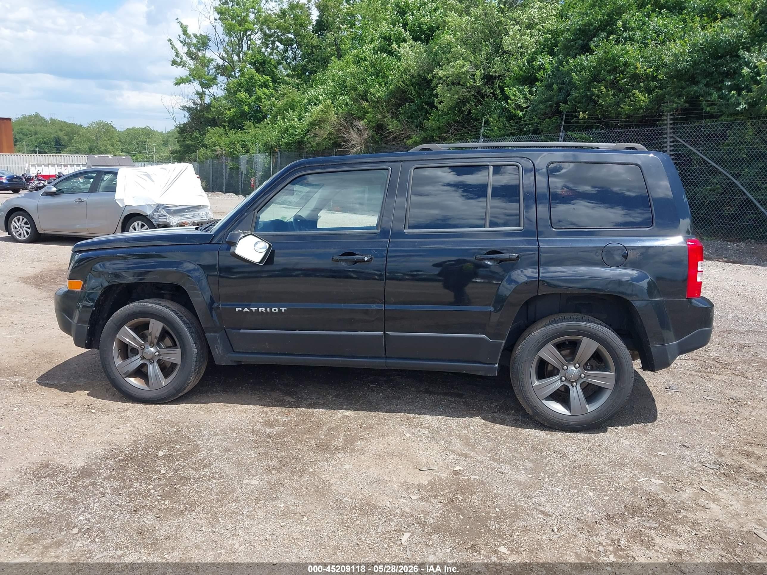 2015 Jeep Patriot High Altitude Edition Black vin: 1C4NJRFB1FD308151