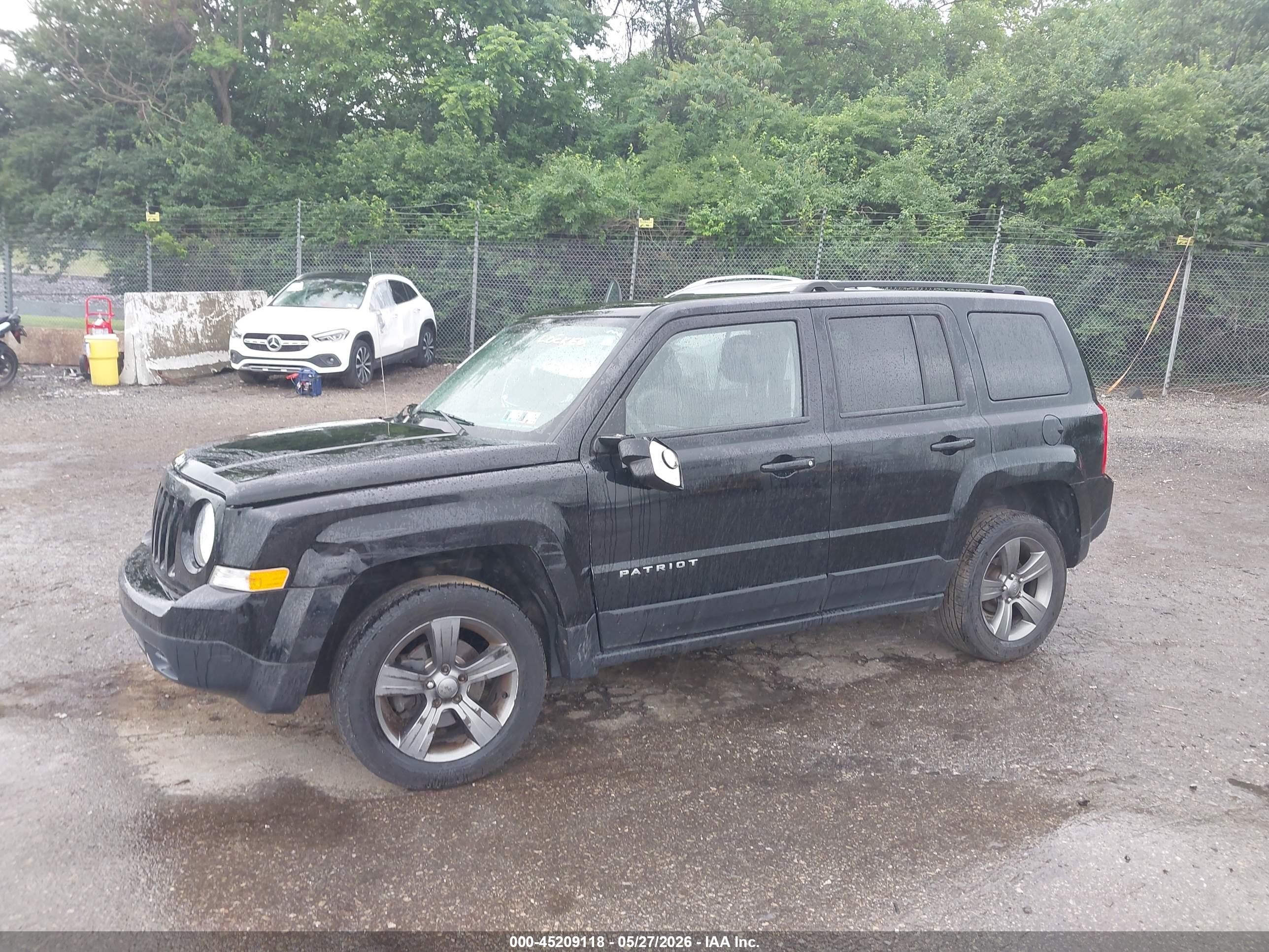 2015 Jeep Patriot High Altitude Edition Black vin: 1C4NJRFB1FD308151