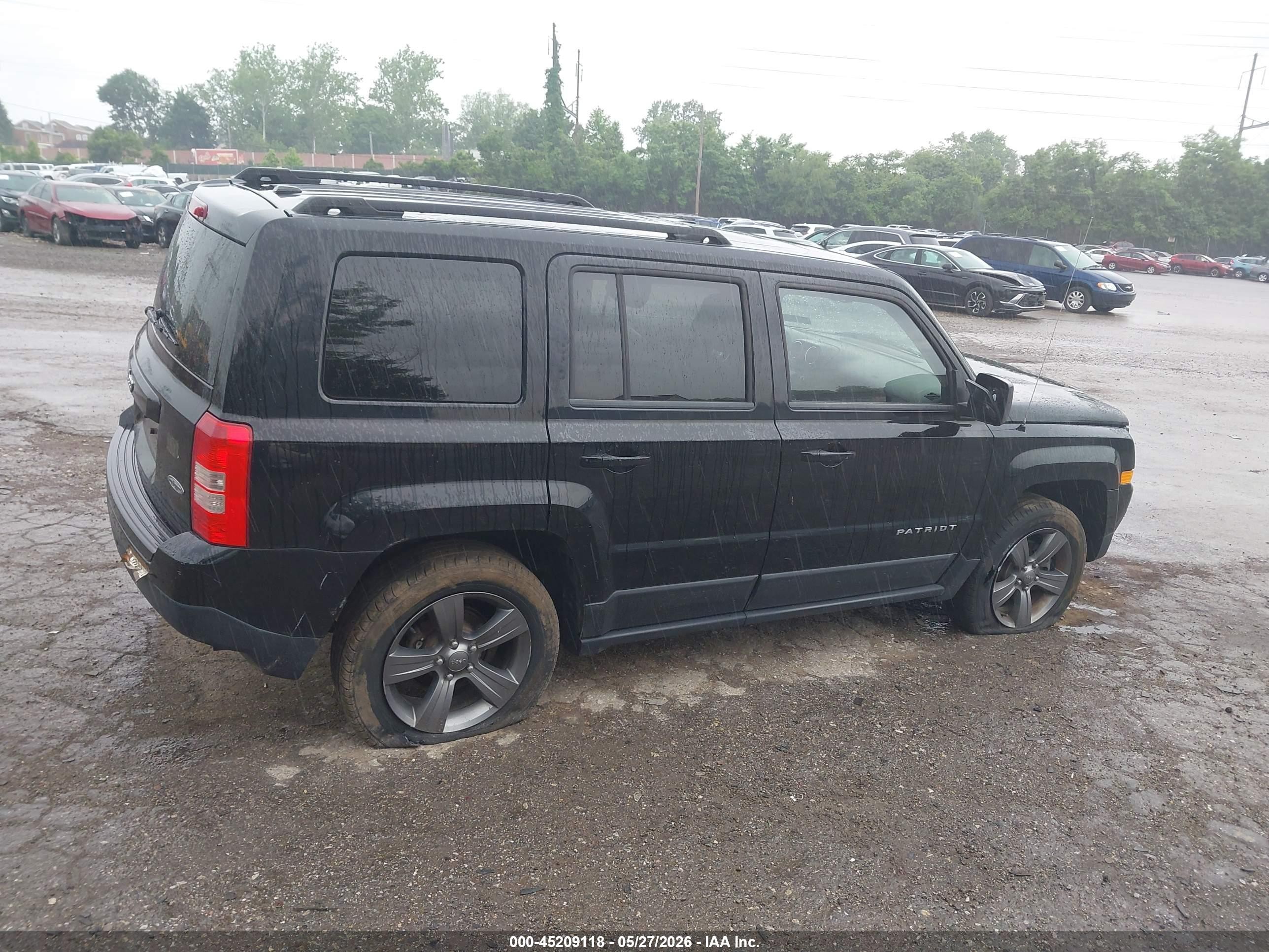 2015 Jeep Patriot High Altitude Edition Black vin: 1C4NJRFB1FD308151
