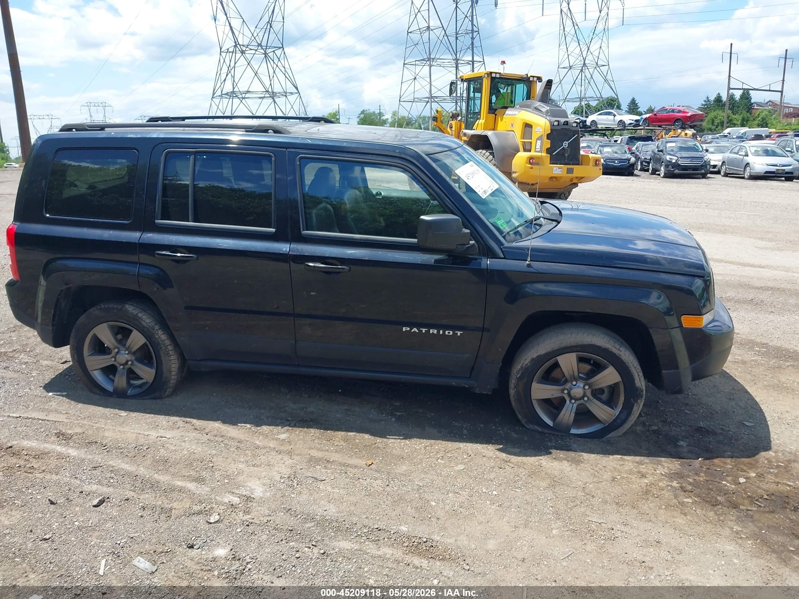 2015 Jeep Patriot High Altitude Edition Black vin: 1C4NJRFB1FD308151