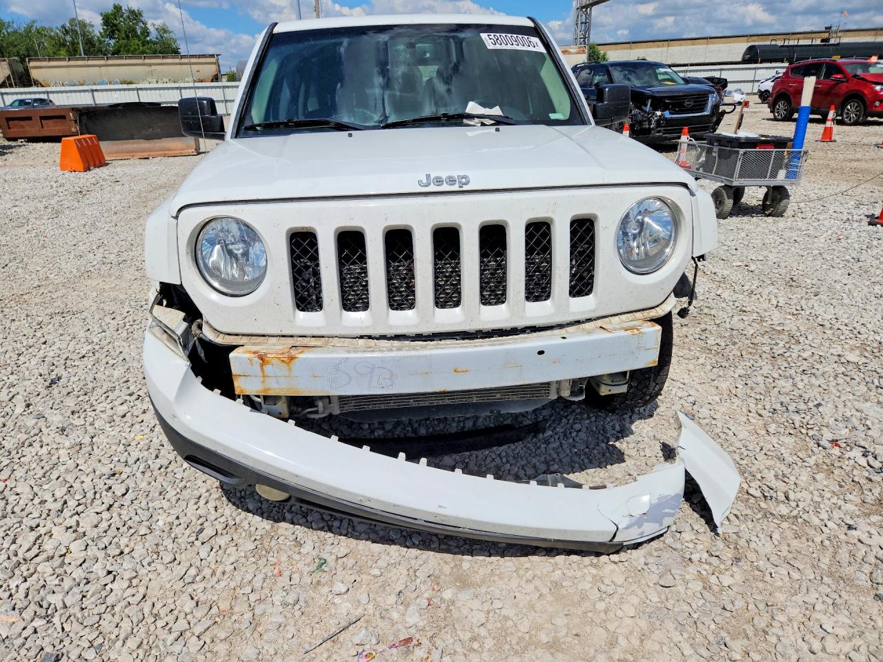 2015 Jeep Patriot Latitude Белый vin: 1C4NJRFB1FD382721