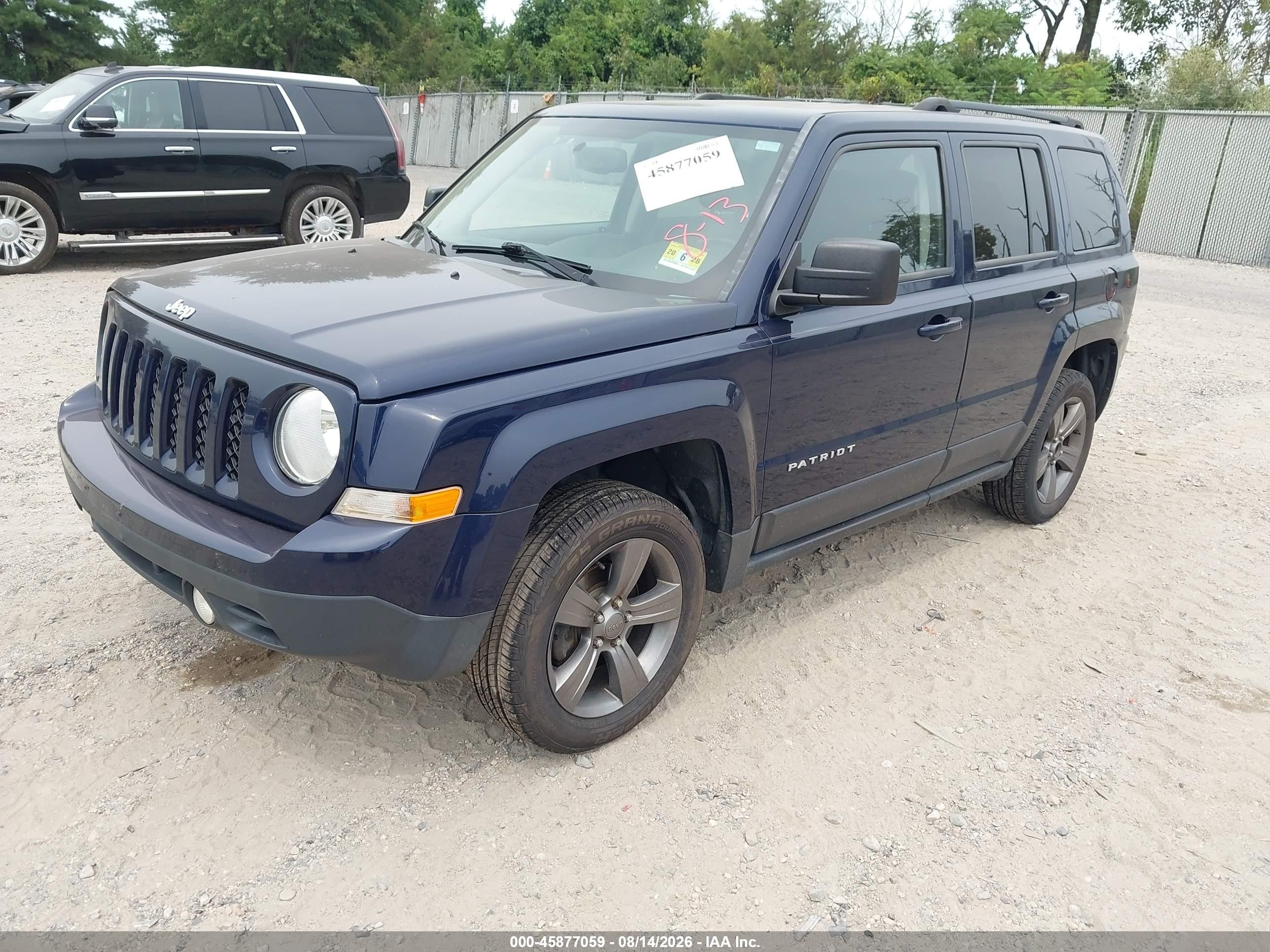 2015 Jeep Patriot High Altitude Edition Blue vin: 1C4NJRFB1FD416947