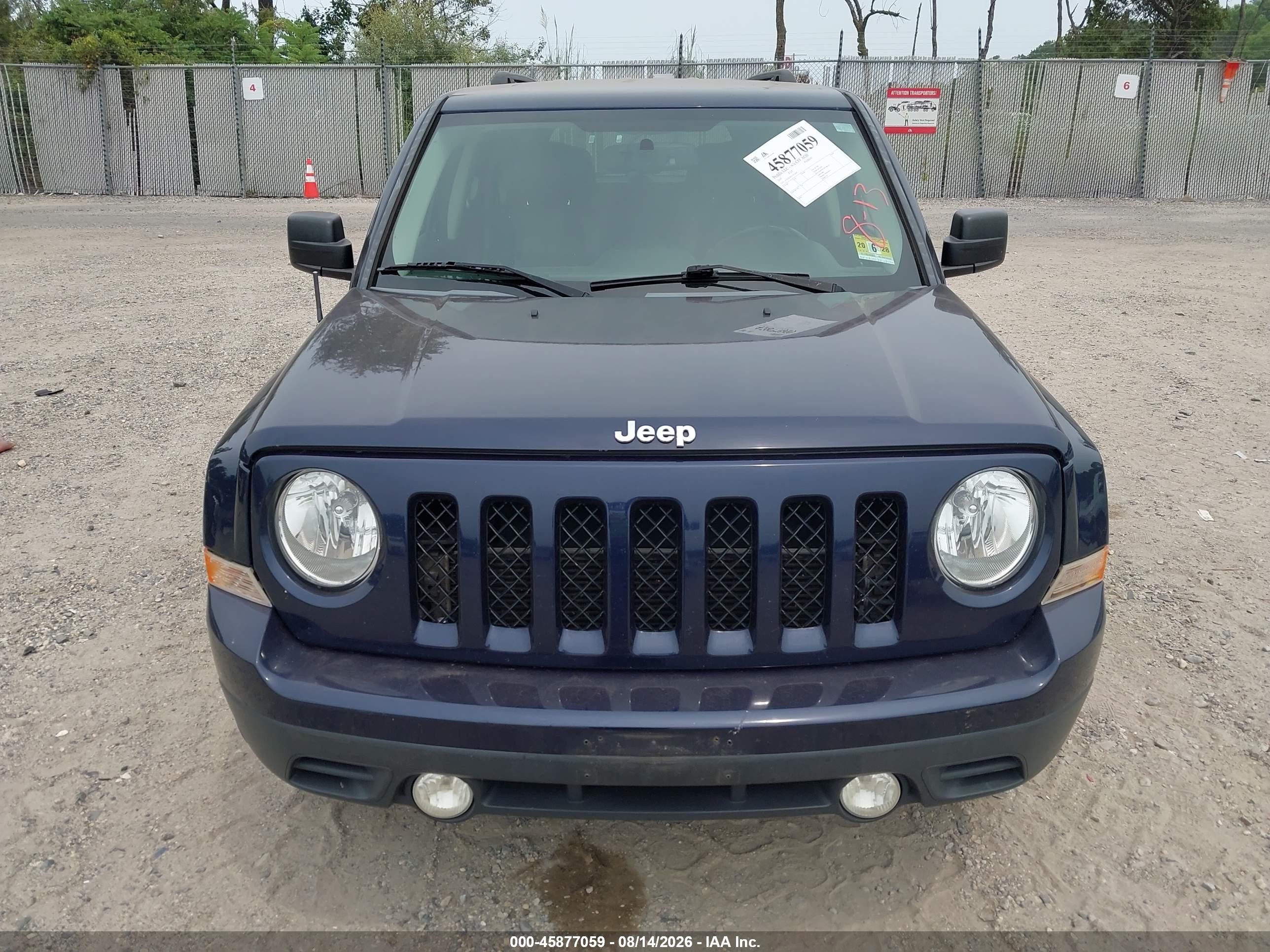 2015 Jeep Patriot High Altitude Edition Blue vin: 1C4NJRFB1FD416947